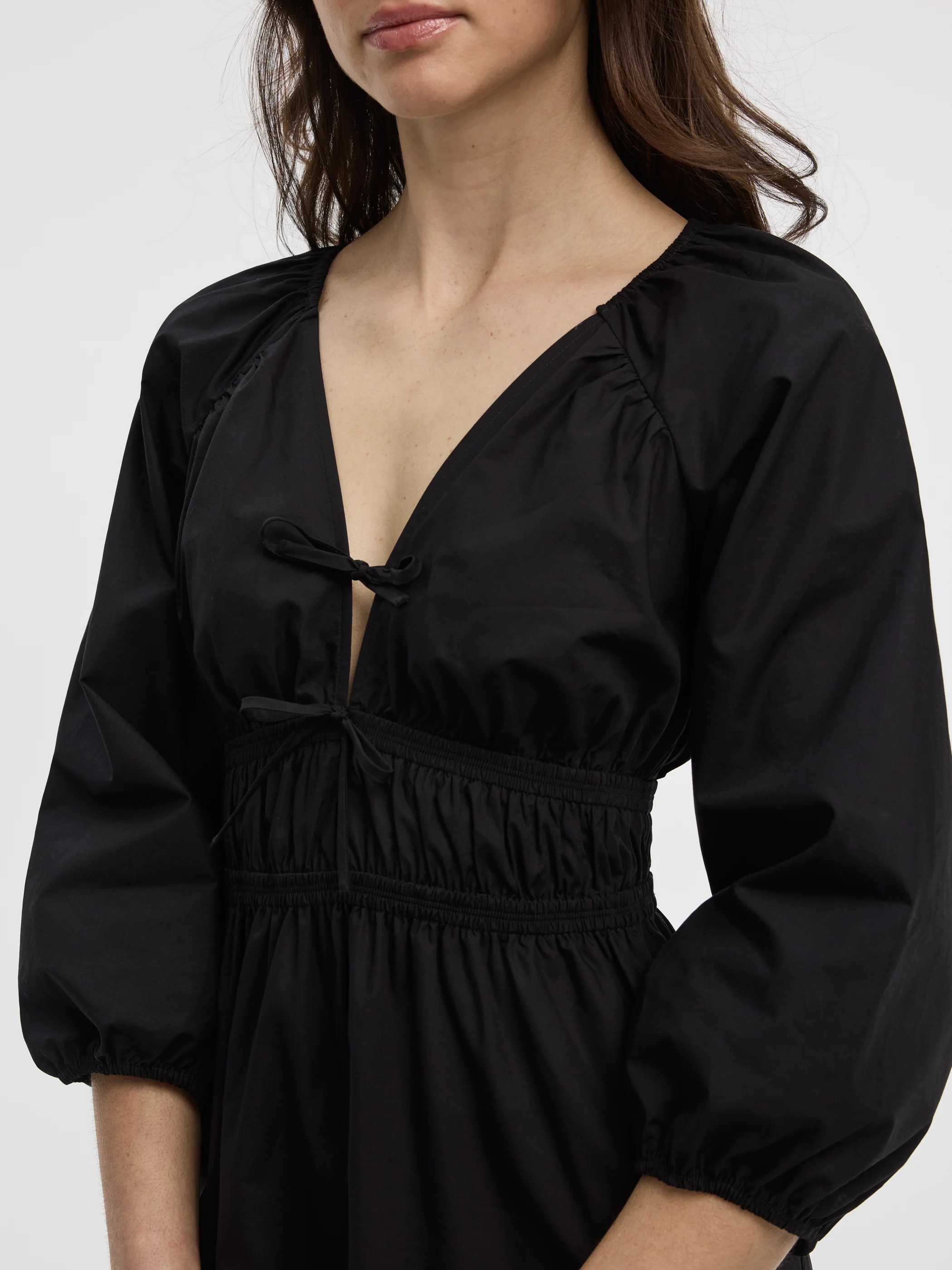 V-Neck Mini Dress - Image 4