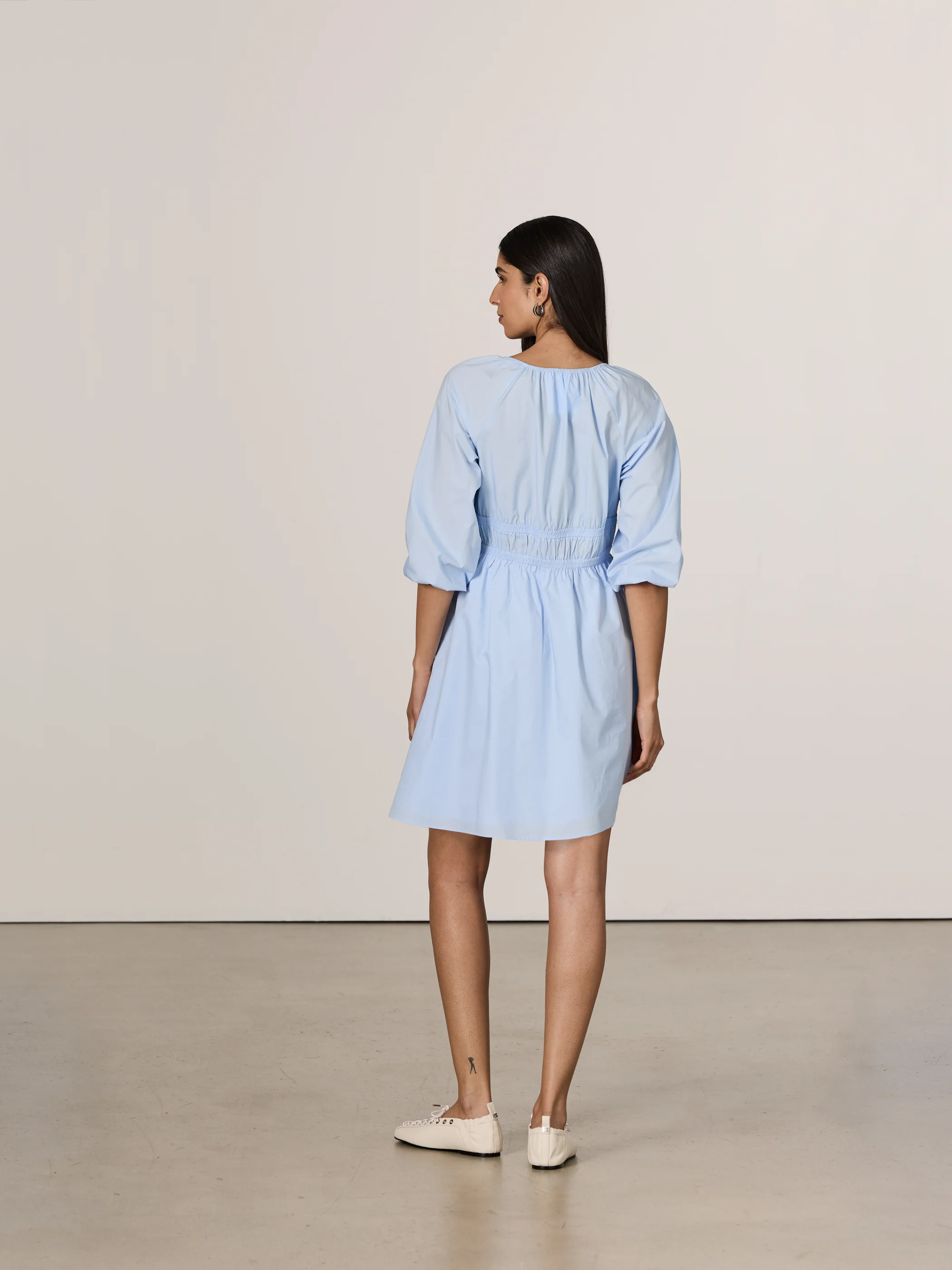 V-Neck Mini Dress - Image 7