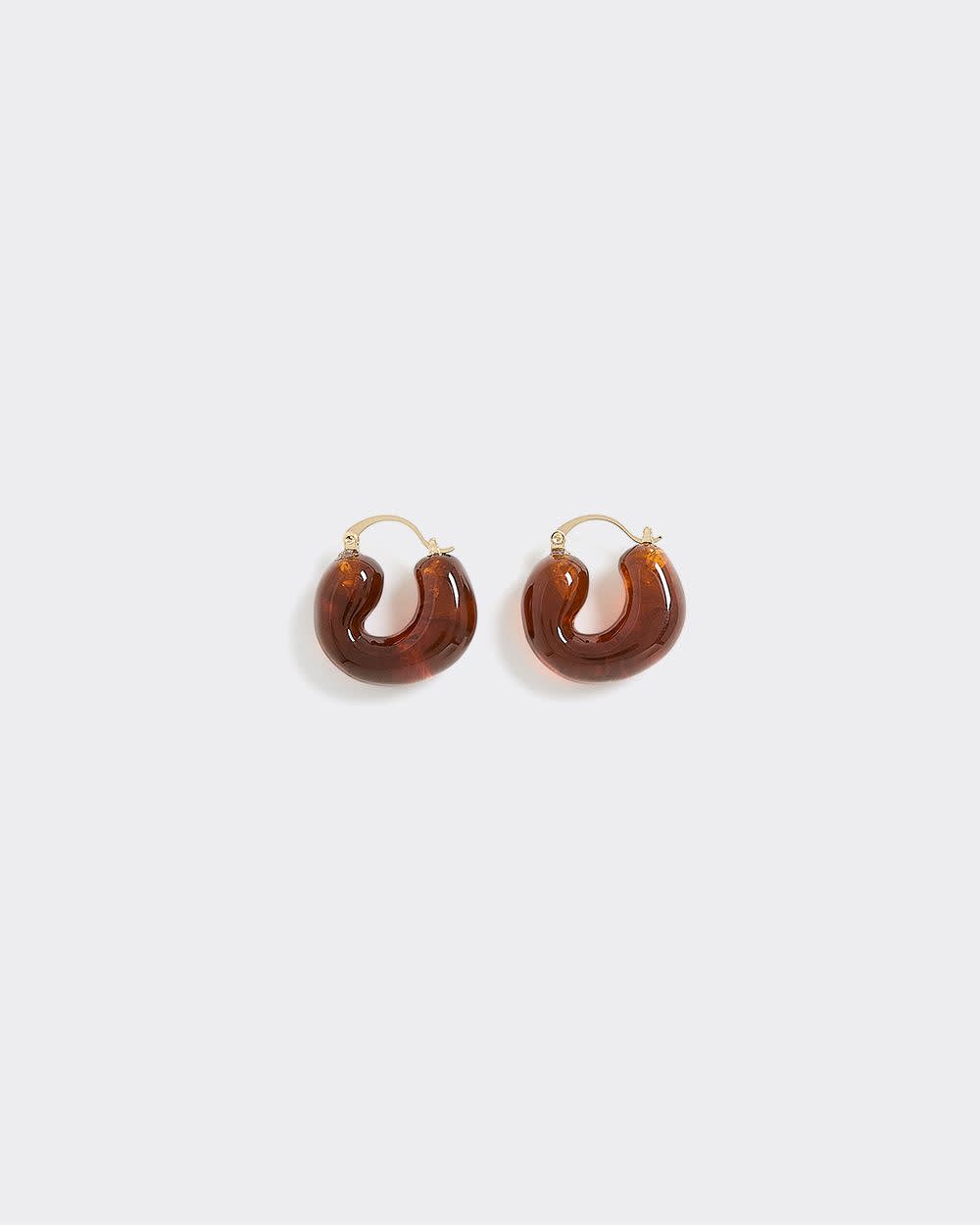Acrylic Organic Hoops - Image 2