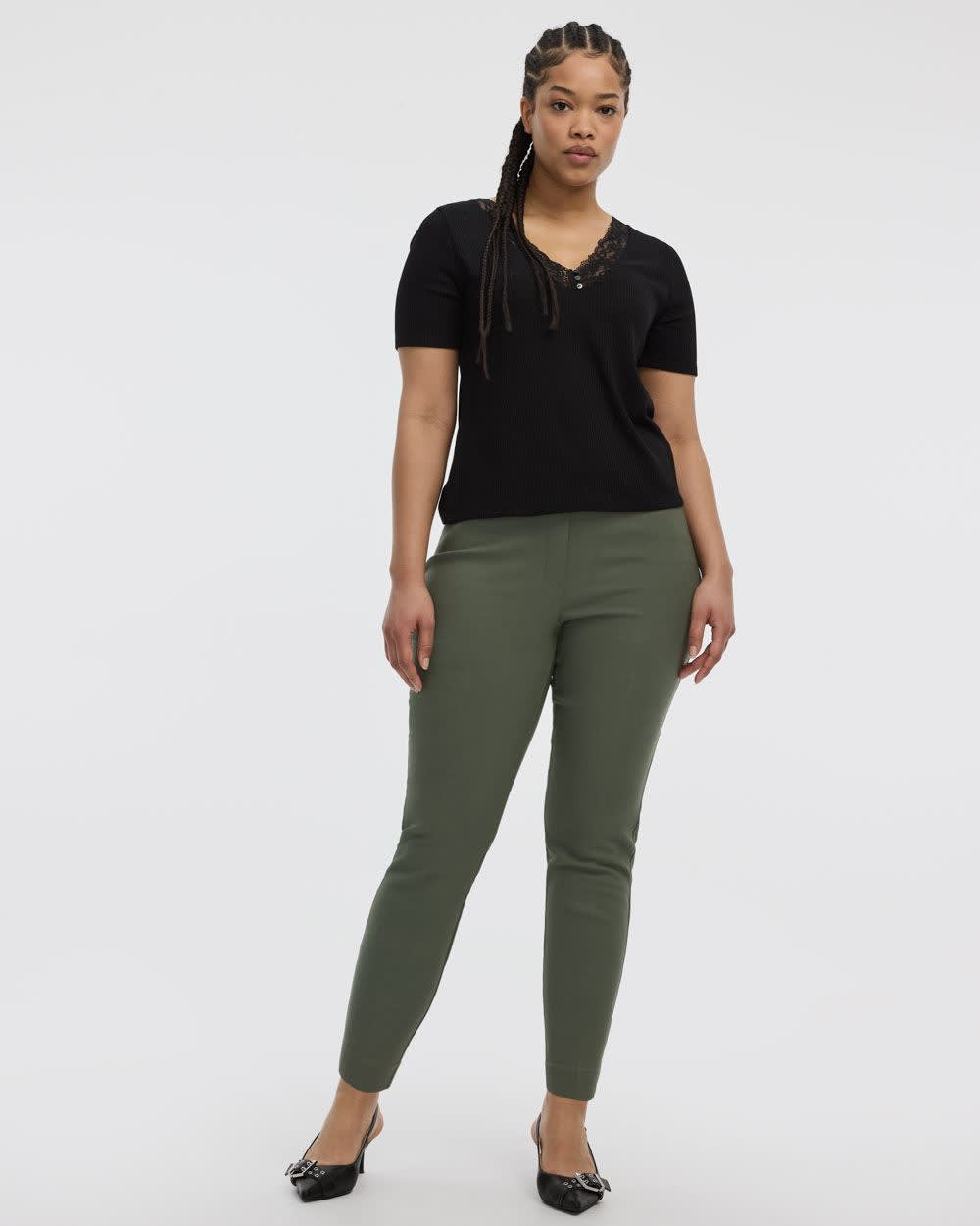 Slim-Leg High-Rise Ankle Pant - The Iconic (R) - Image 11
