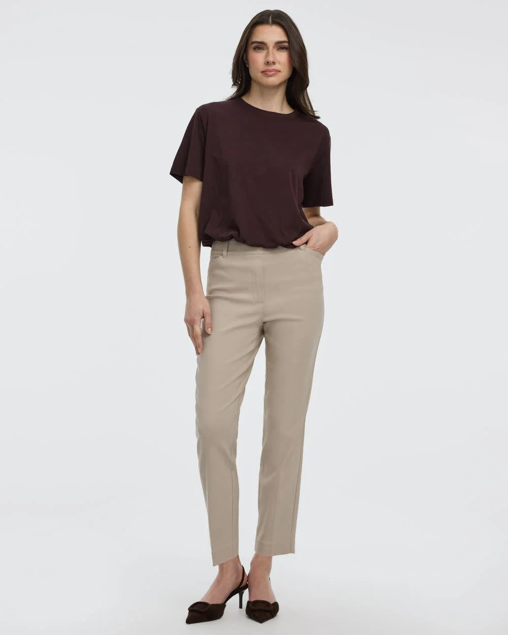 Slim-Leg High-Rise Ankle Pant - The Iconic (R) - Image 6