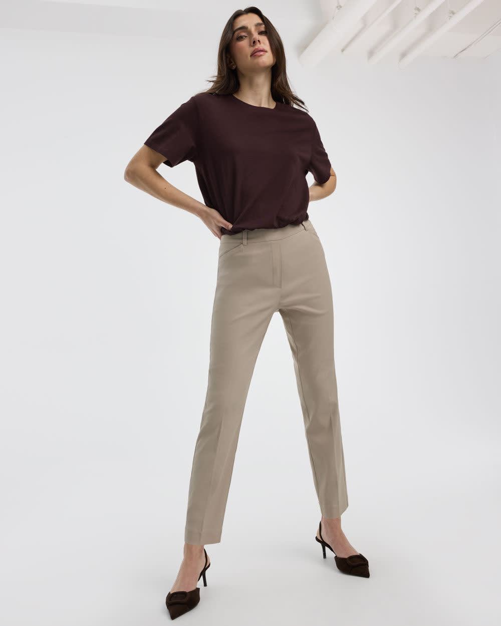 Slim-Leg High-Rise Ankle Pant - The Iconic (R) - Image 9