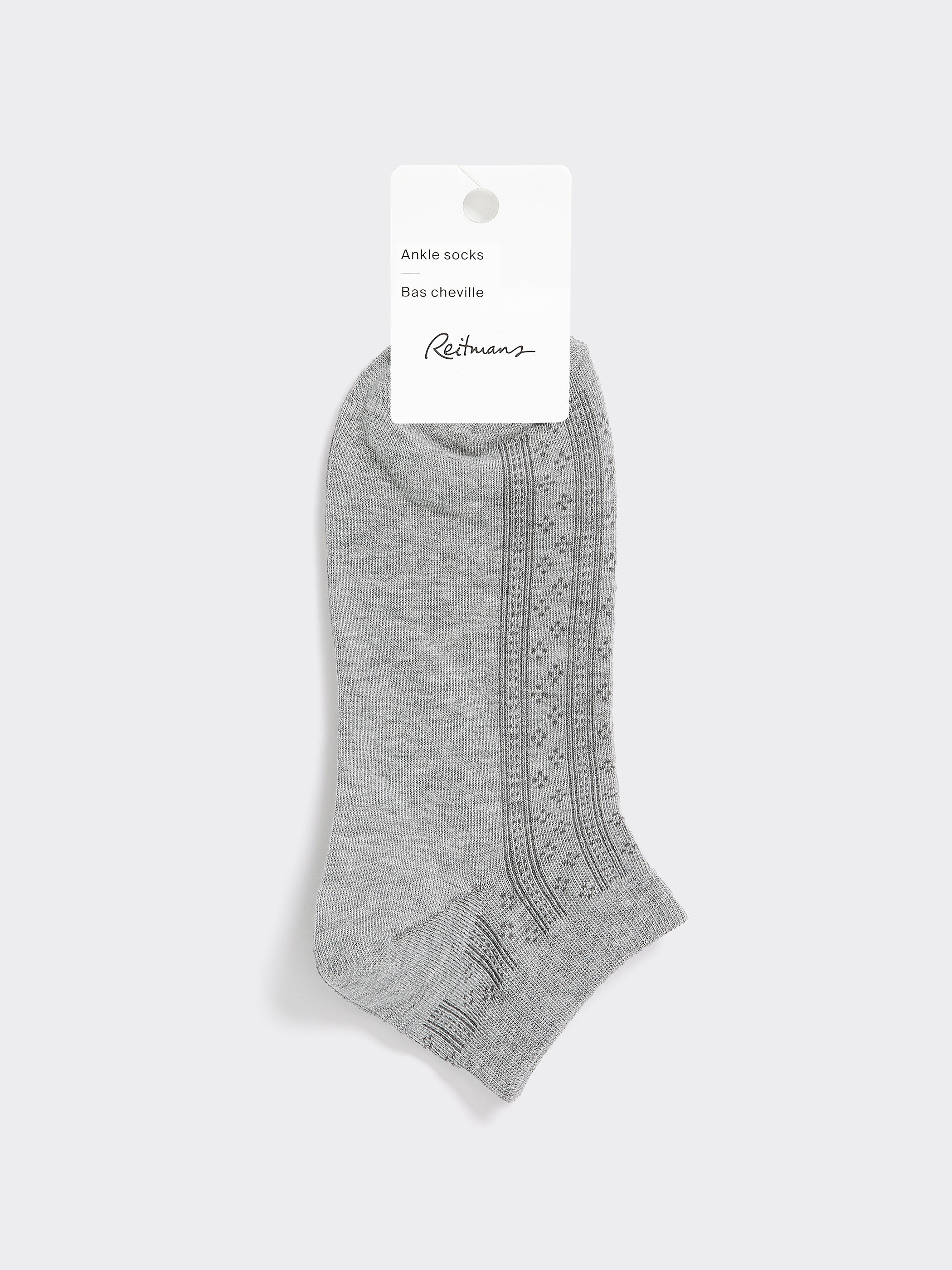 Anklet Socks with Pointelle Stitches - Image 8