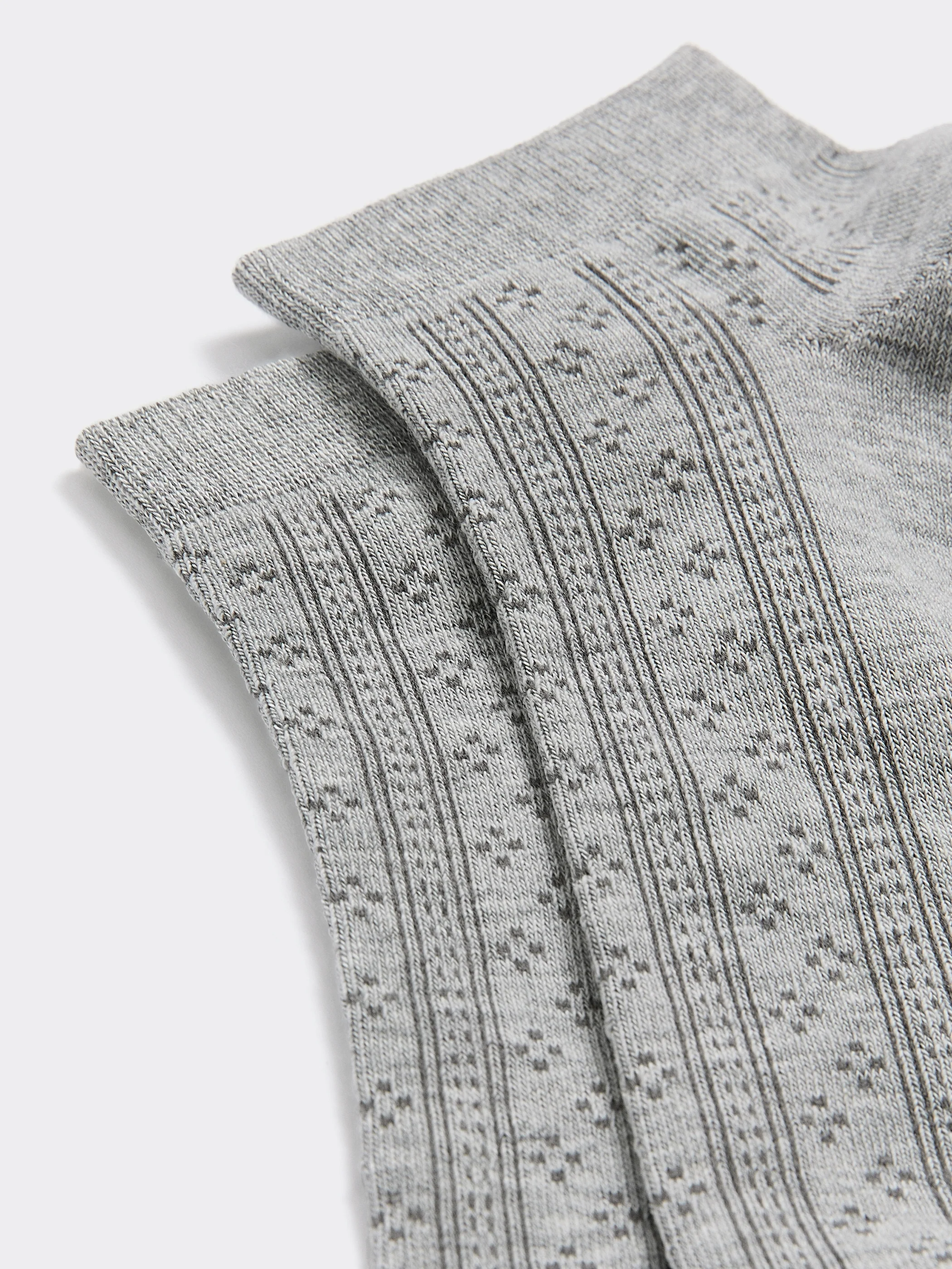 Anklet Socks with Pointelle Stitches - Image 9