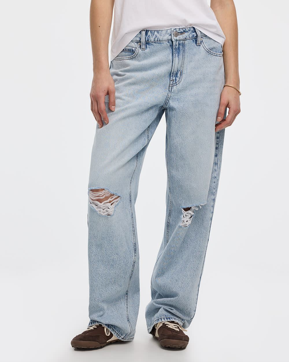 Mid-Rise Ripped Baggy Jean - Image 3