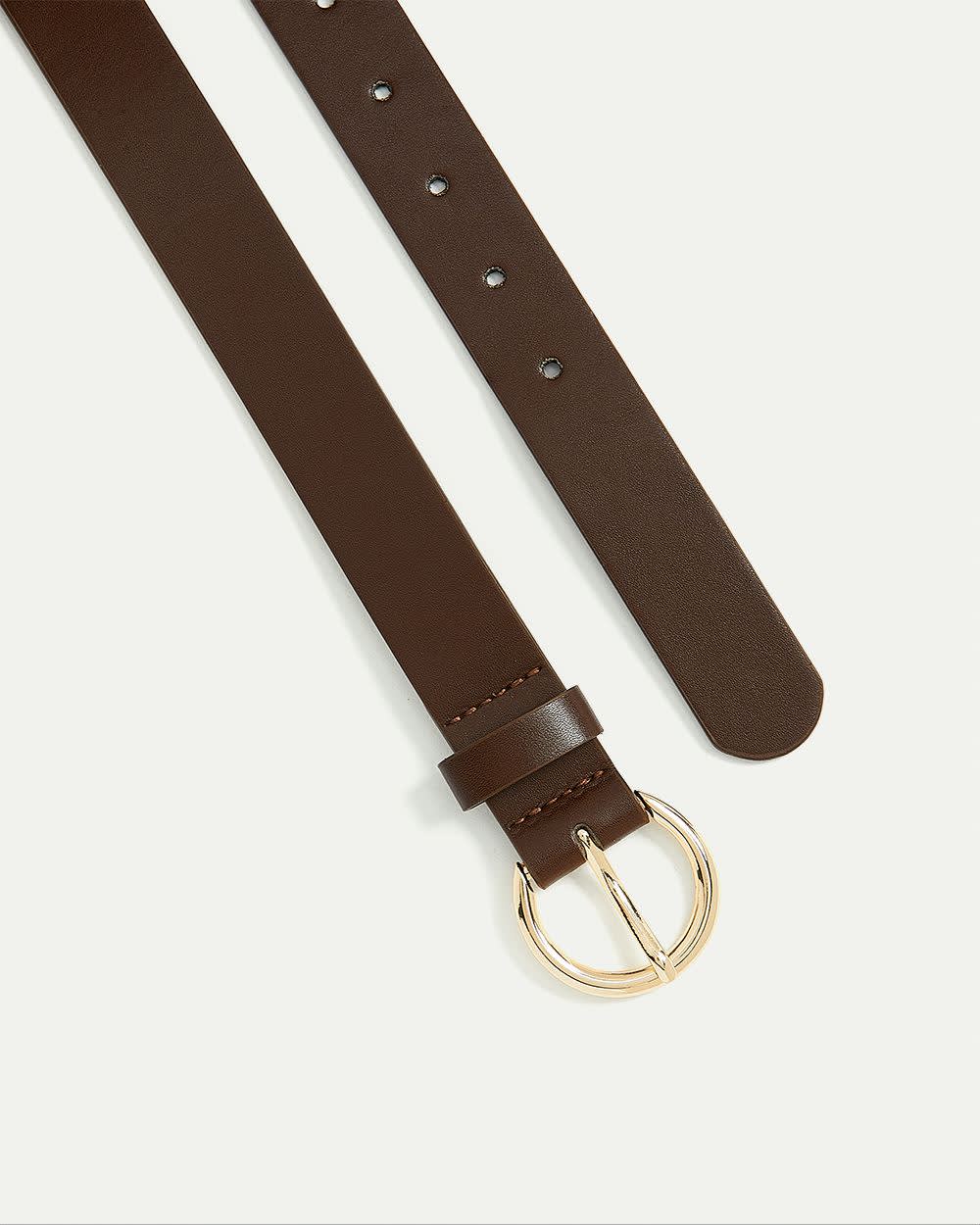 Basic Faux Leather Belt - Image 3