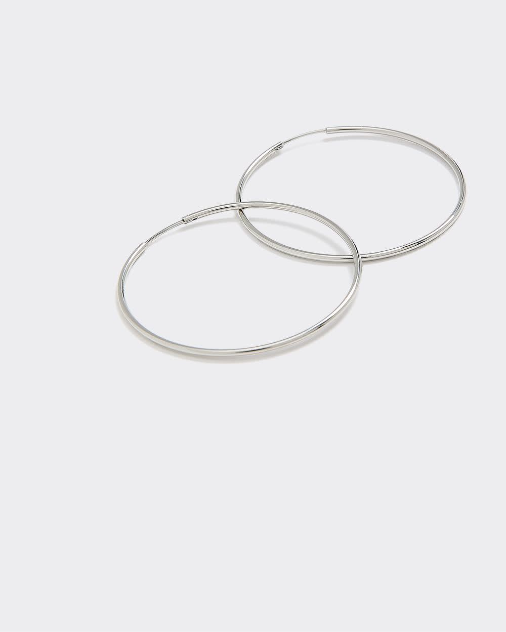 Stainless Steel Big Hoops - Image 2
