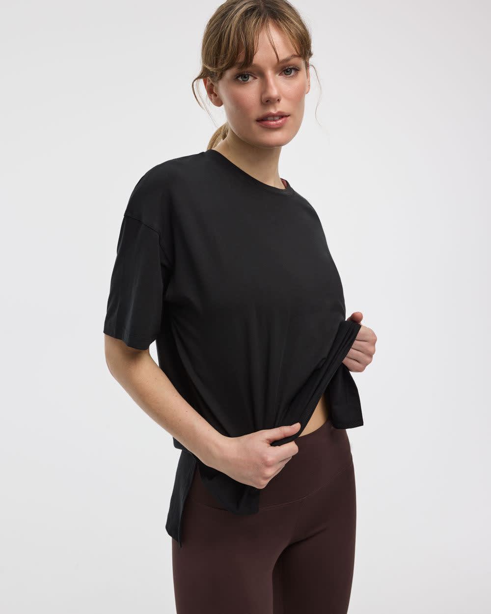 Crew-Neck Boyfriend T-Shirt - Image 3