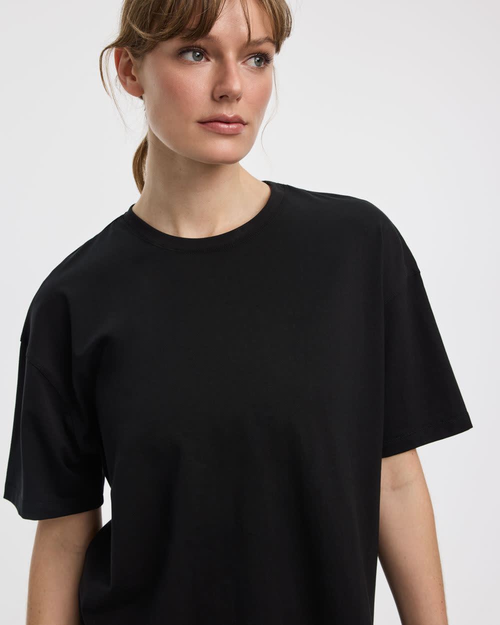 Crew-Neck Boyfriend T-Shirt - Image 4
