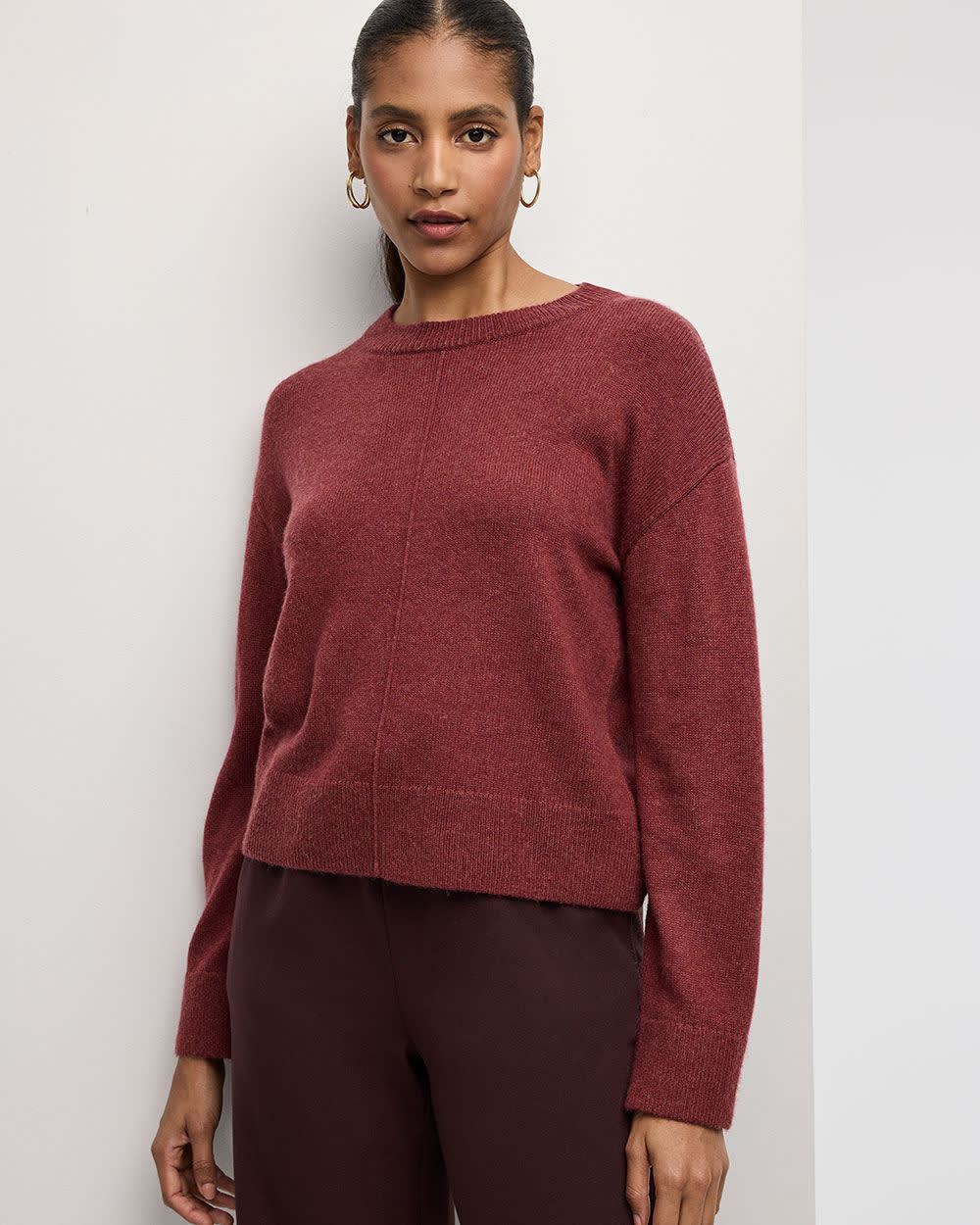 Cashmere-Blend Crew-Neck Pullover - Image 11