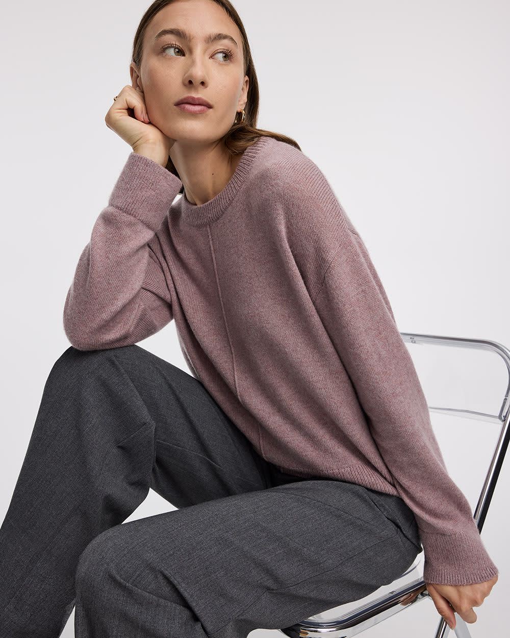 Cashmere-Blend Crew-Neck Pullover - Image 15