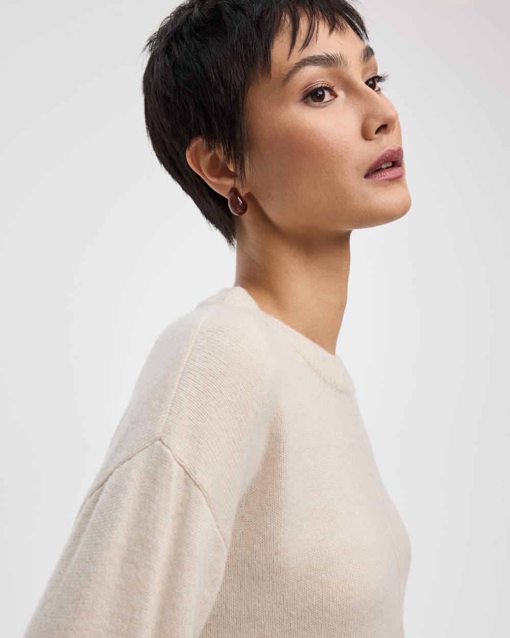 Cashmere-Blend Crew-Neck Pullover - Image 4