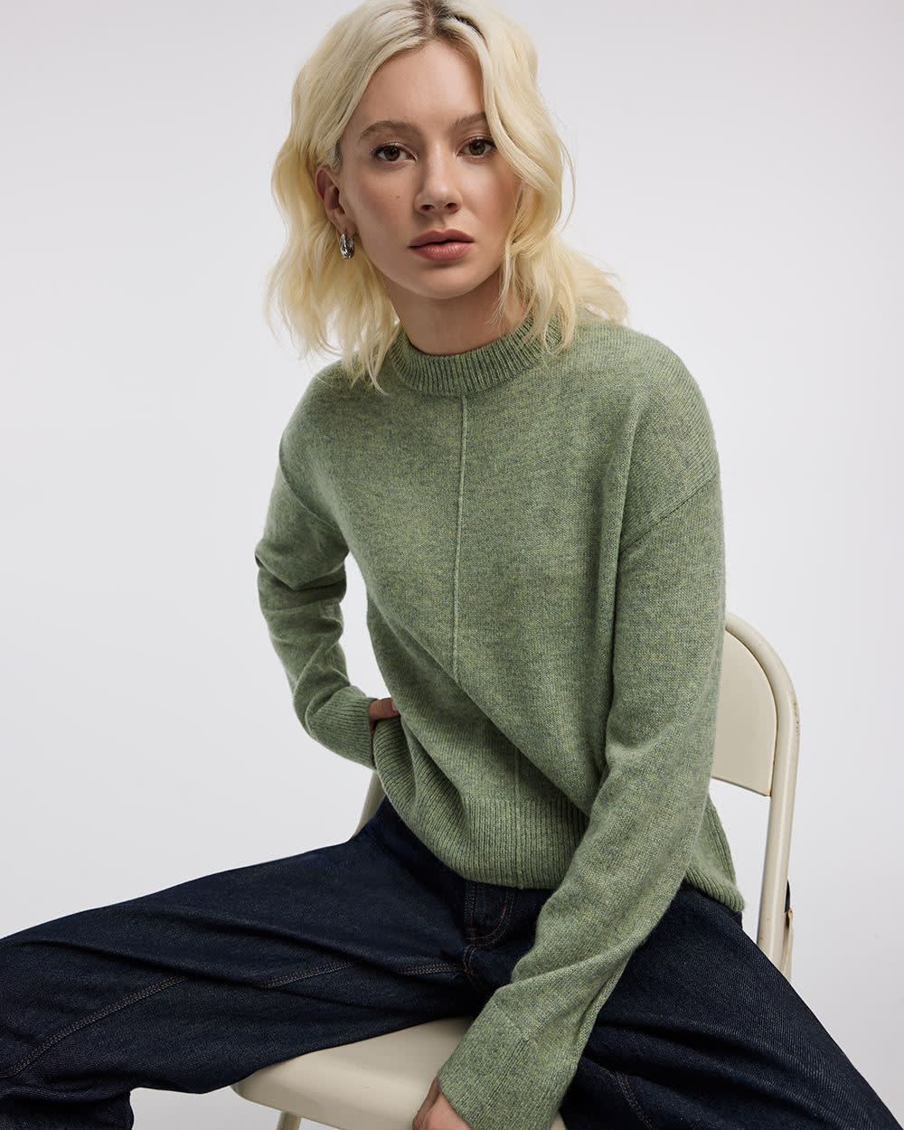 Cashmere-Blend Crew-Neck Pullover - Image 7