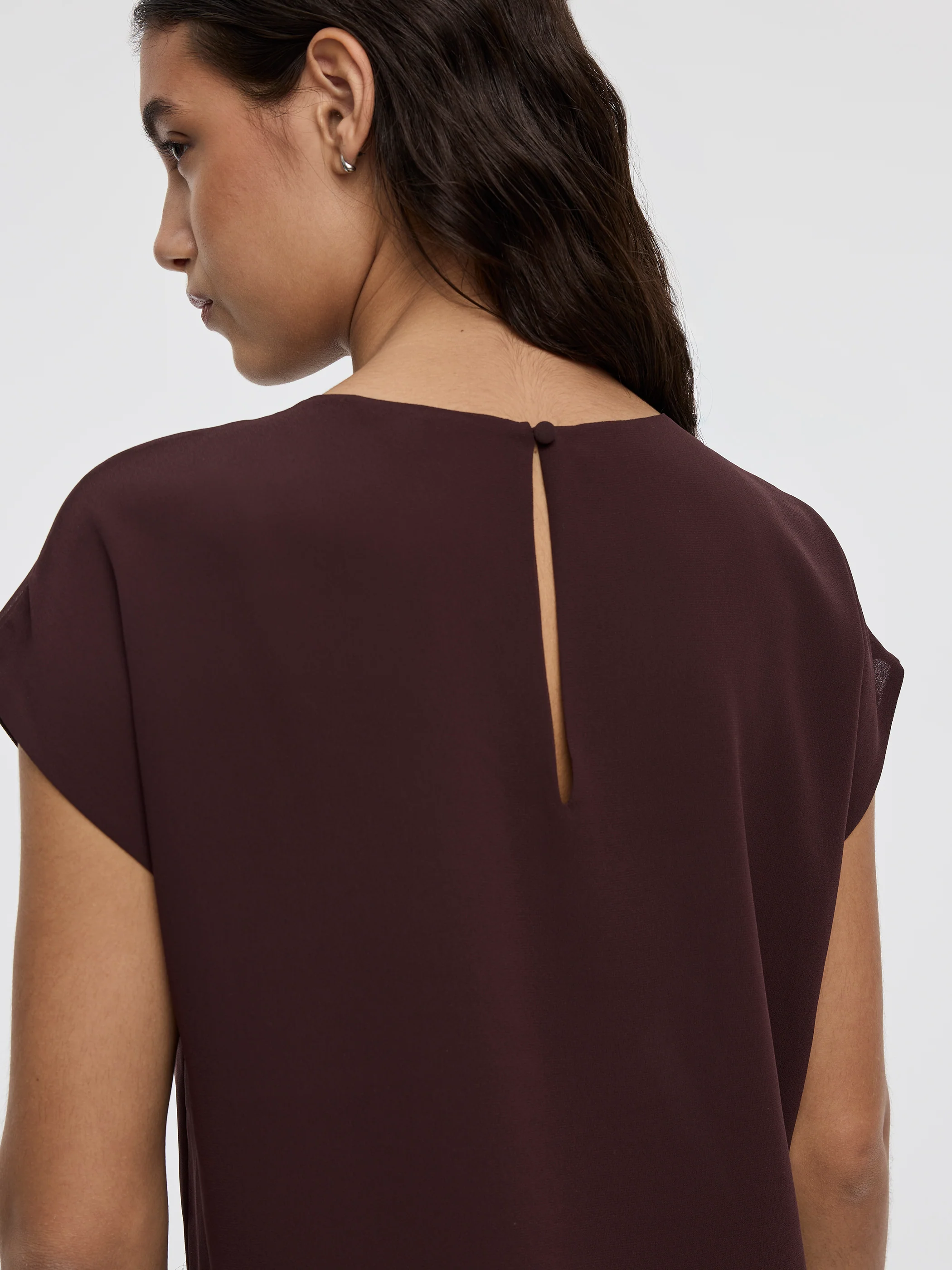 Short-Sleeve Crew-Neck Blouse - Image 14