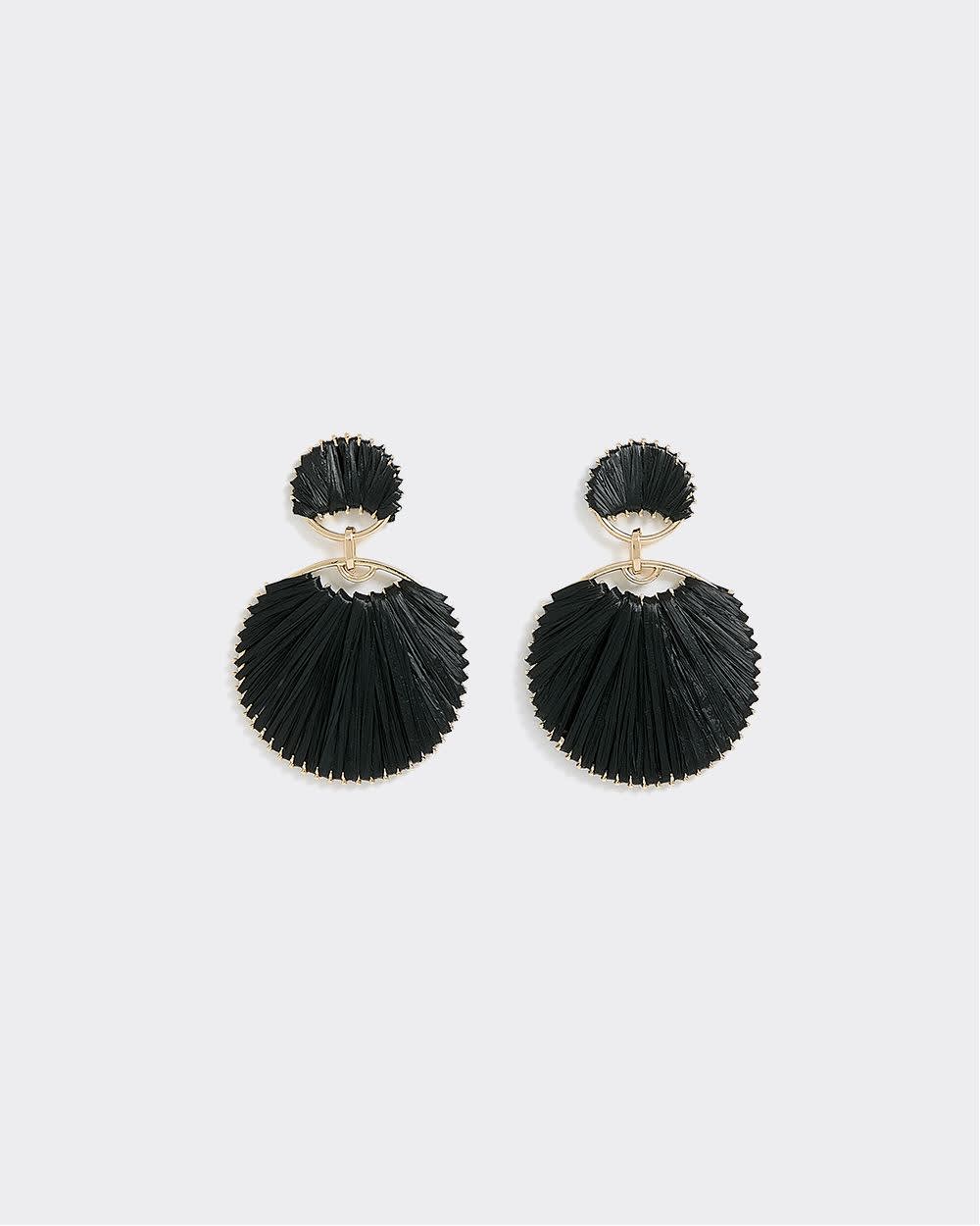 Raffia Pendants Earrings - Image 2