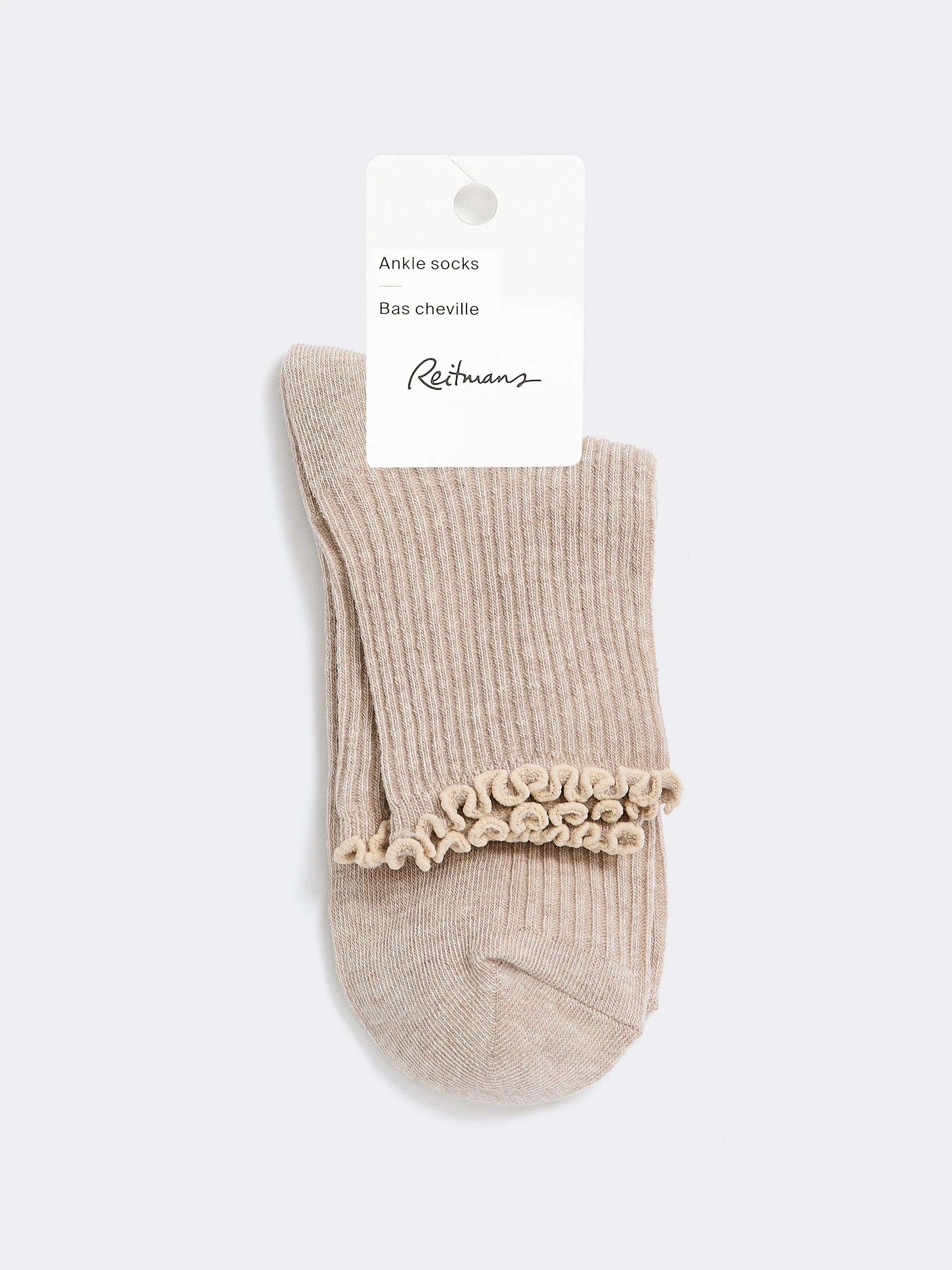 Cotton Anklet Socks with Ruffled Hems - Image 14