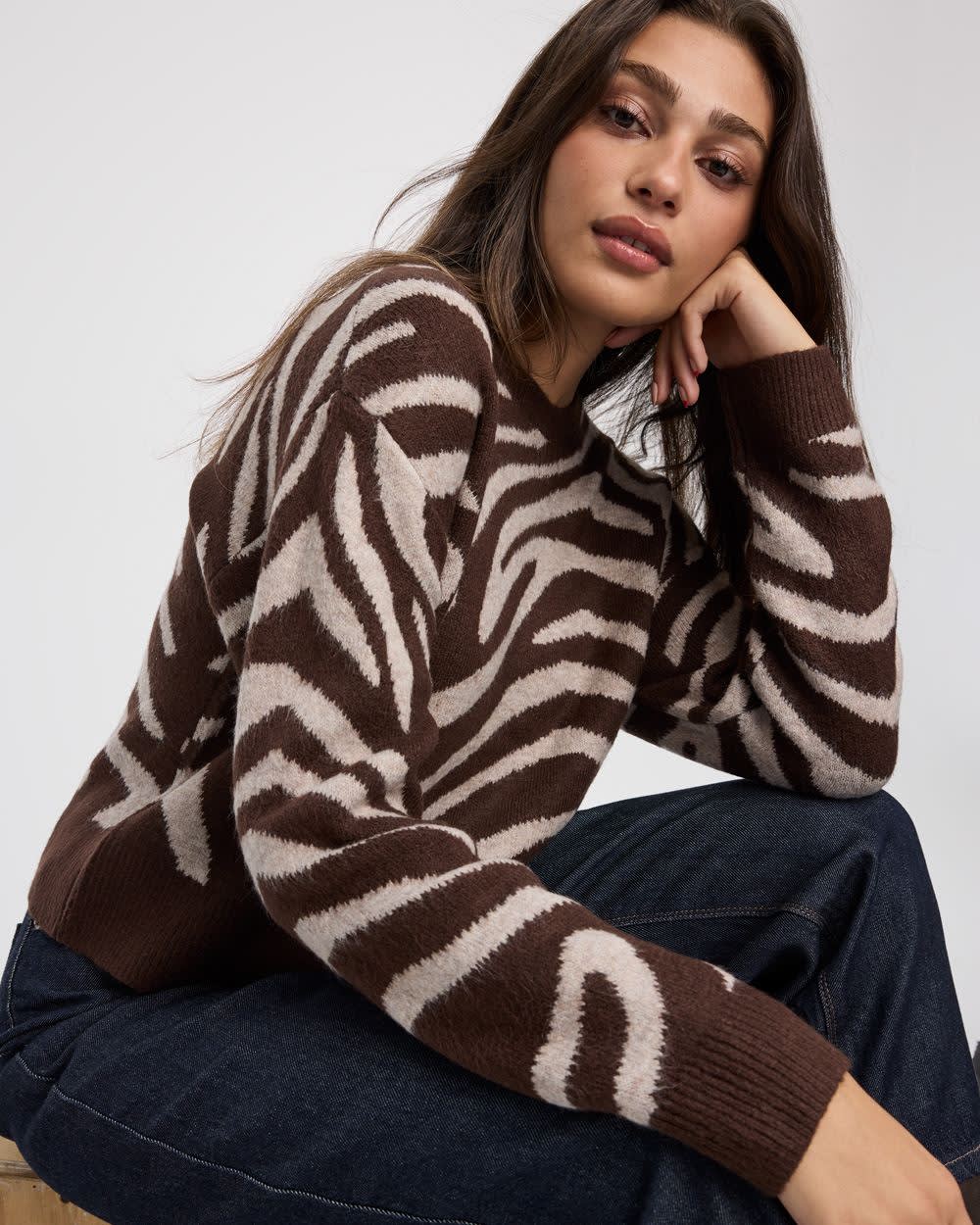 Long-Sleeve Crew-Neck Pullover - Image 3