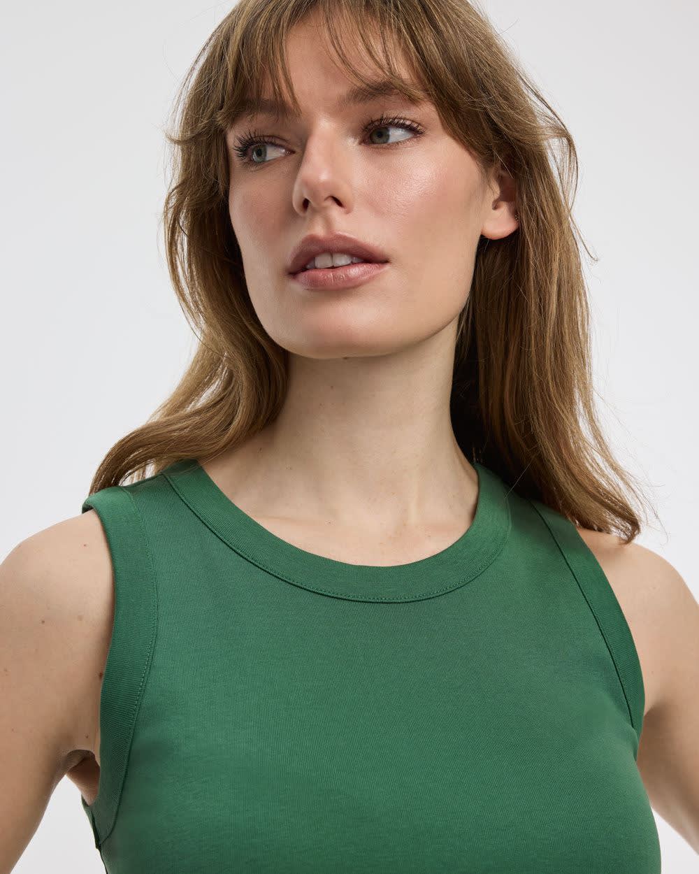 Ribbed Crew-Neck Tank - R Essentials - Image 32