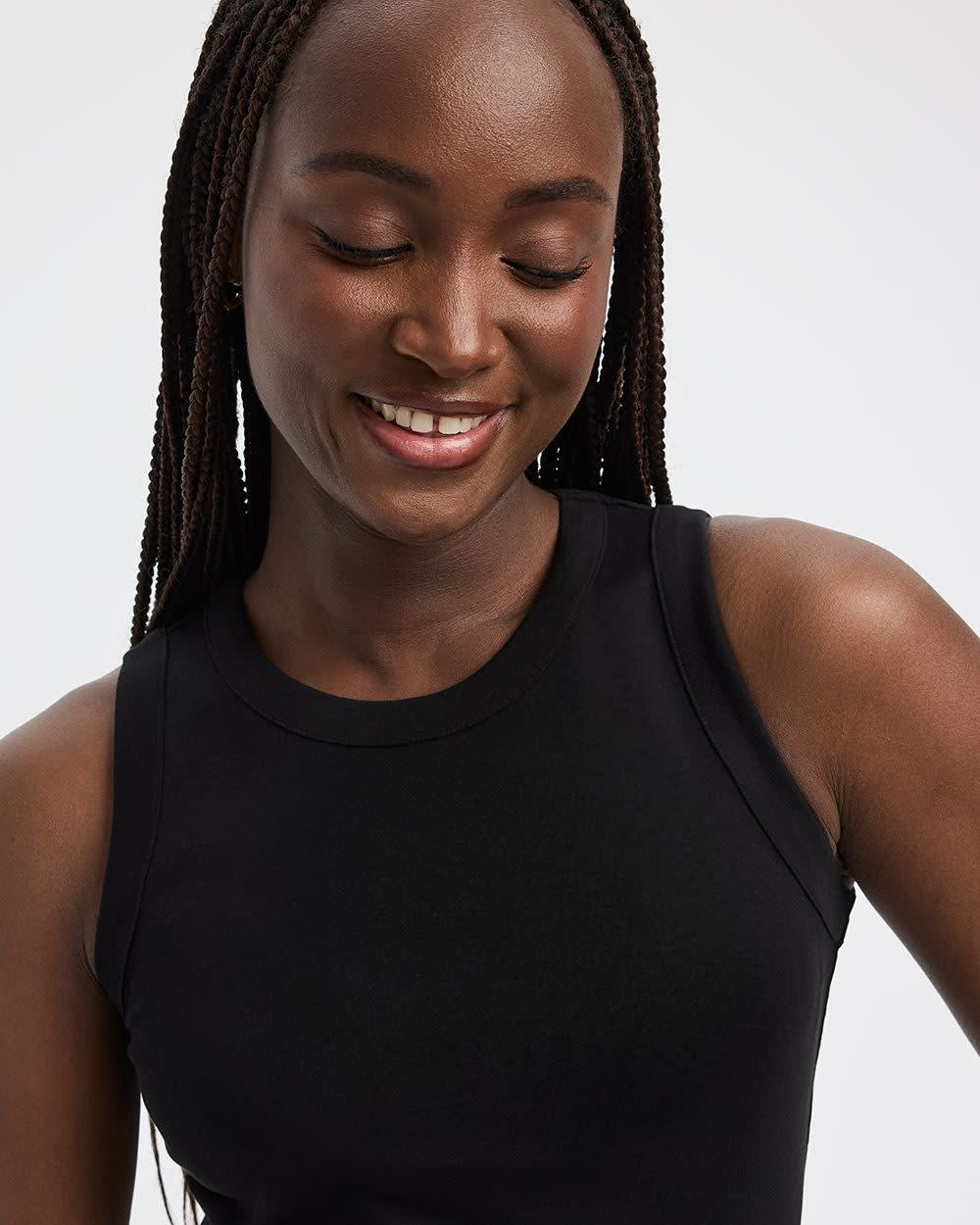 Ribbed Crew-Neck Tank - R Essentials - Image 4