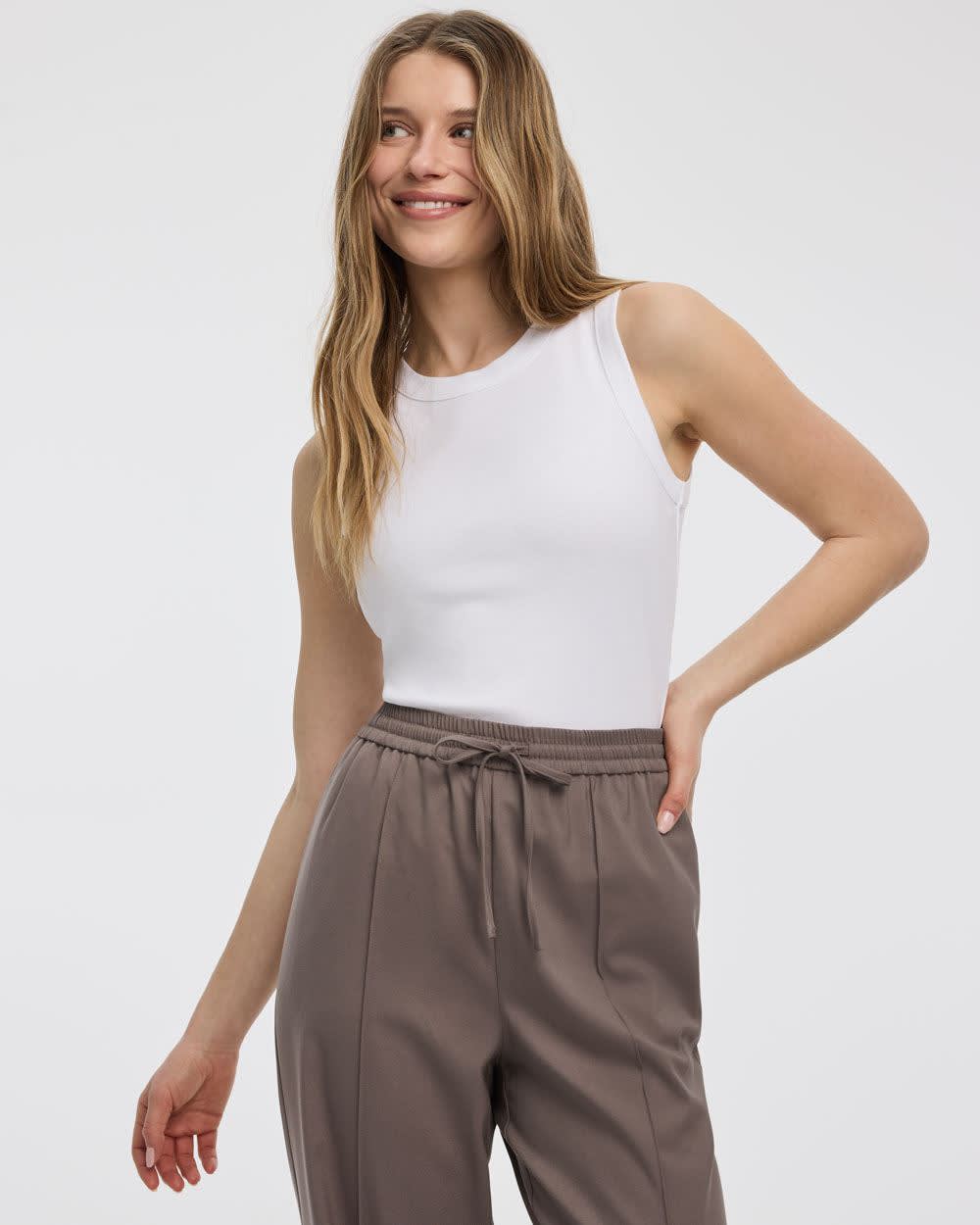 Ribbed Crew-Neck Tank - R Essentials - Image 5