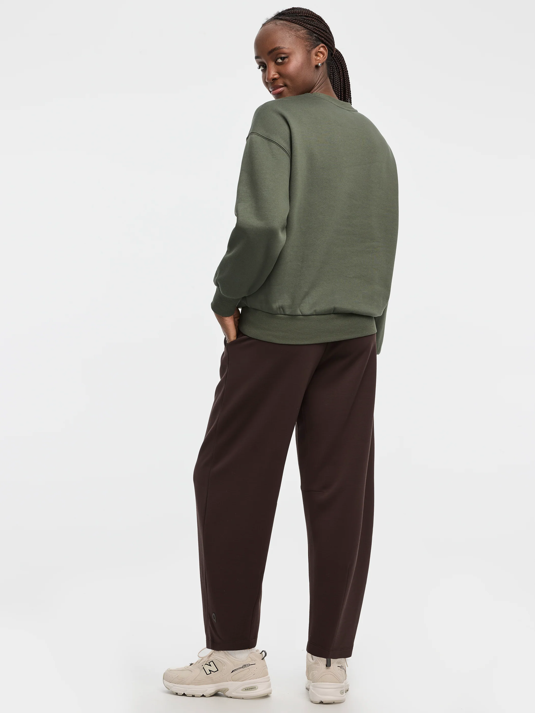 Fleece Crew-Neck Sweatshirt - Hyba - Image 2
