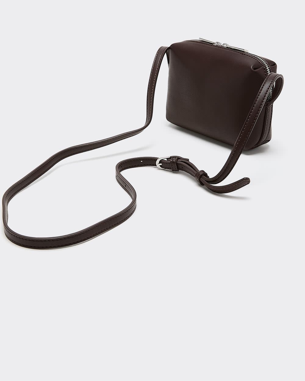 Faux Leather Crossbody Purse - Image 4
