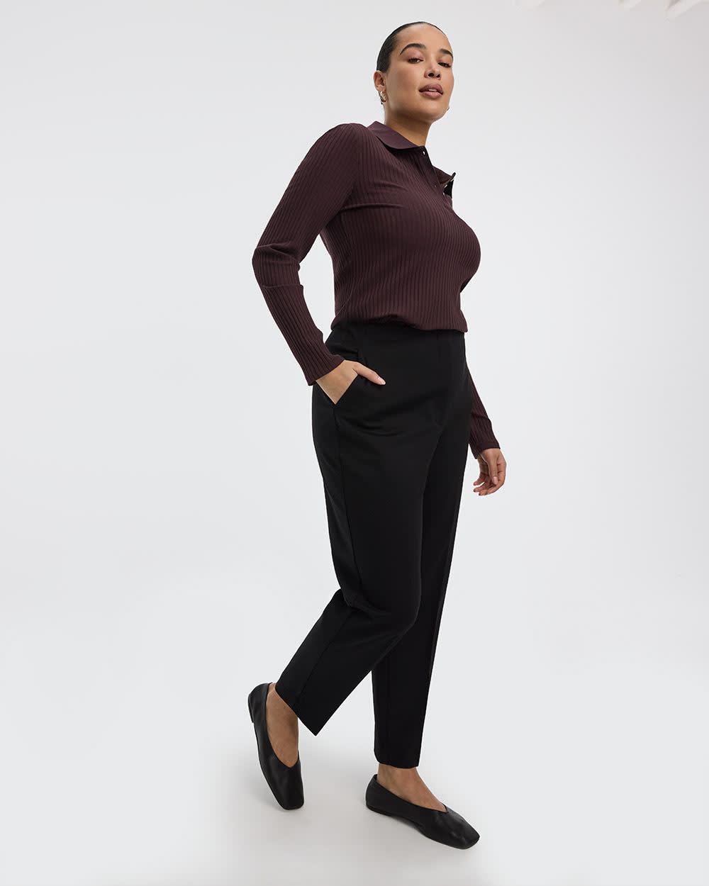 Slim-Leg High-Rise Pant - Curvy Fit - Image 4