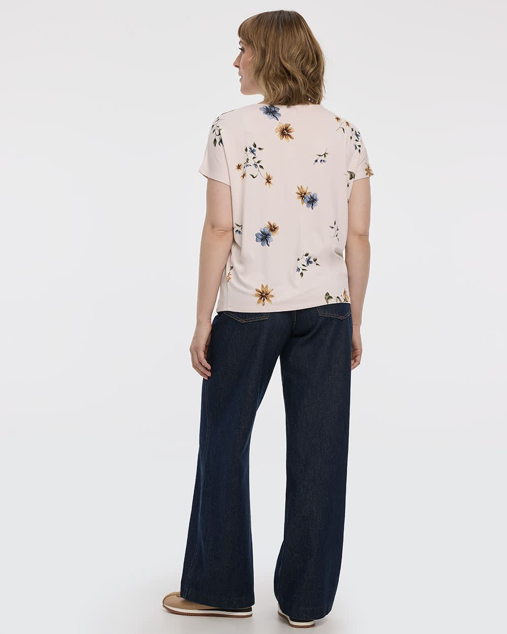 Short-Dolman-Sleeve Boat-Neck T-Shirt - Image 14