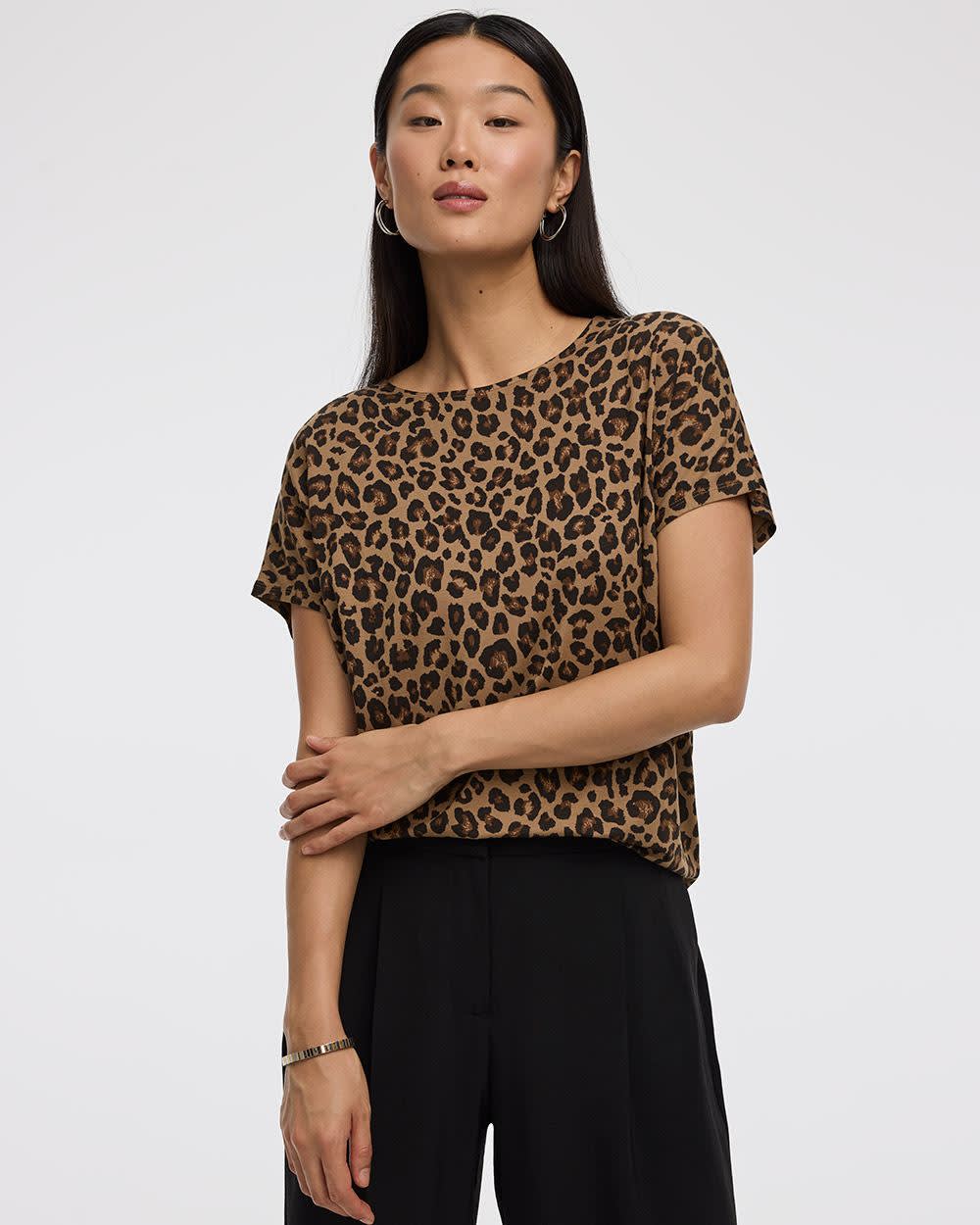 Short-Dolman-Sleeve Boat-Neck T-Shirt - Image 21