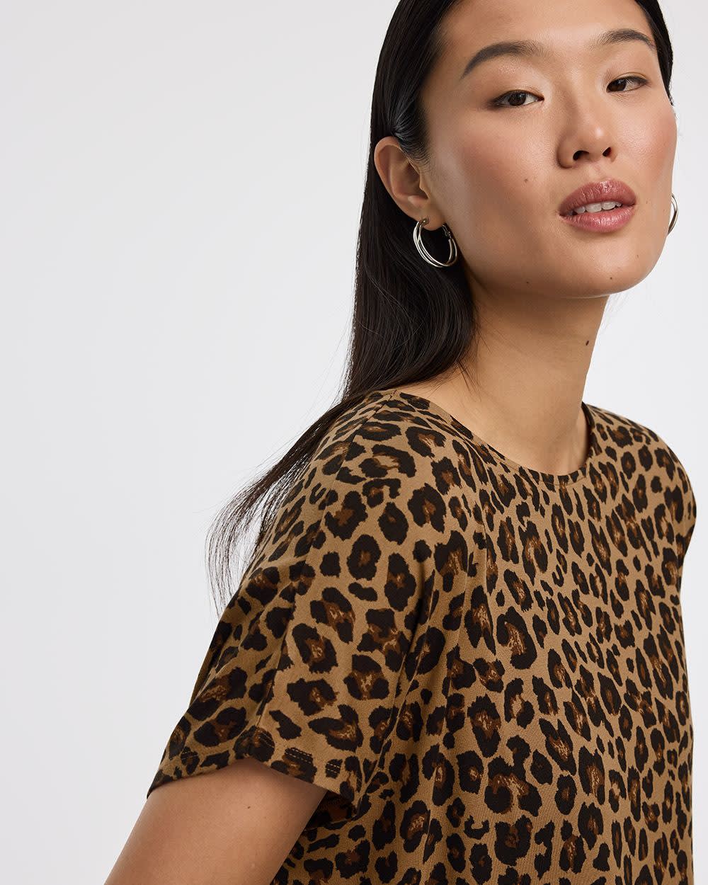 Short-Dolman-Sleeve Boat-Neck T-Shirt - Image 24