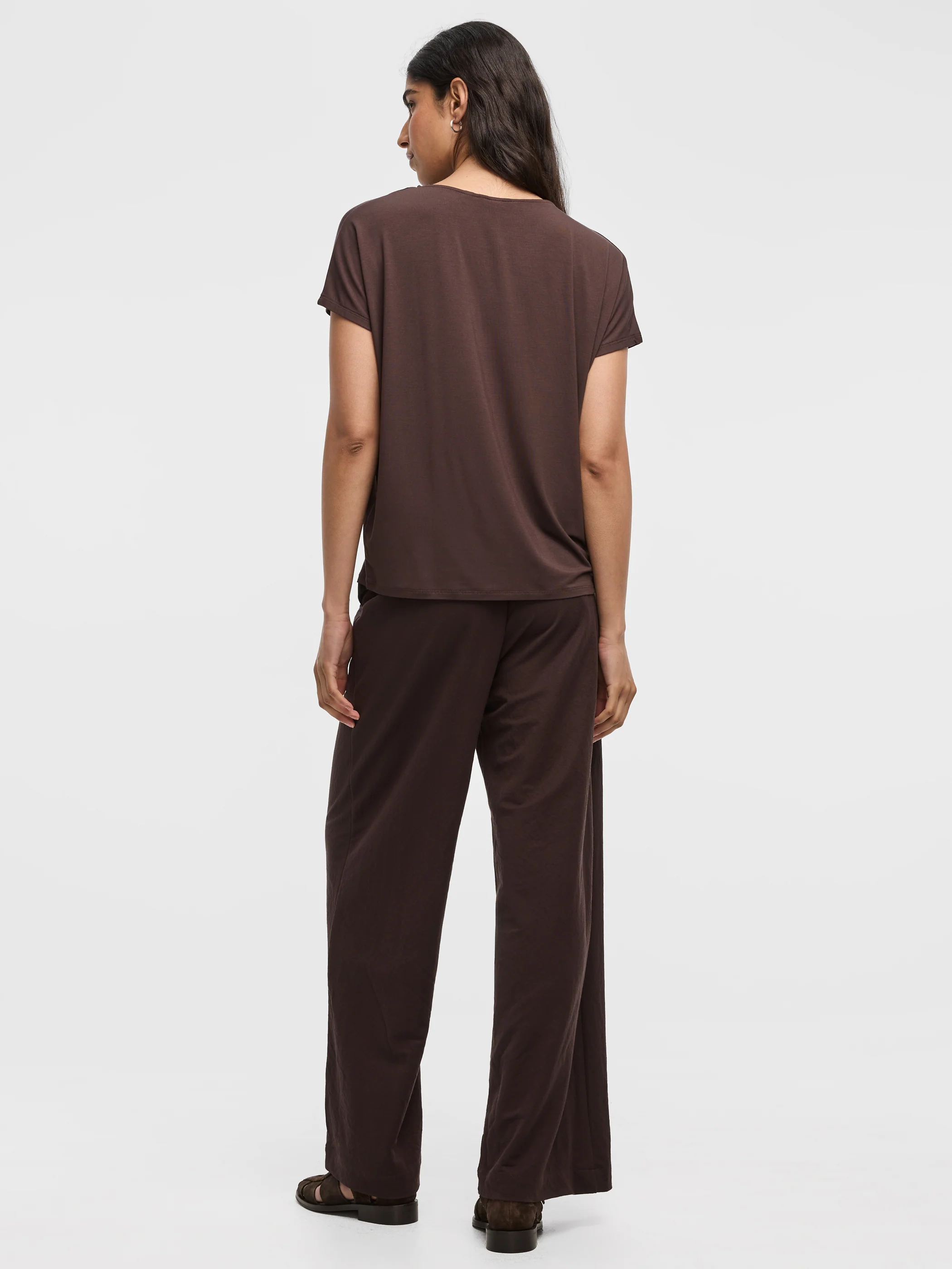 Short-Dolman-Sleeve Boat-Neck T-Shirt - Image 34
