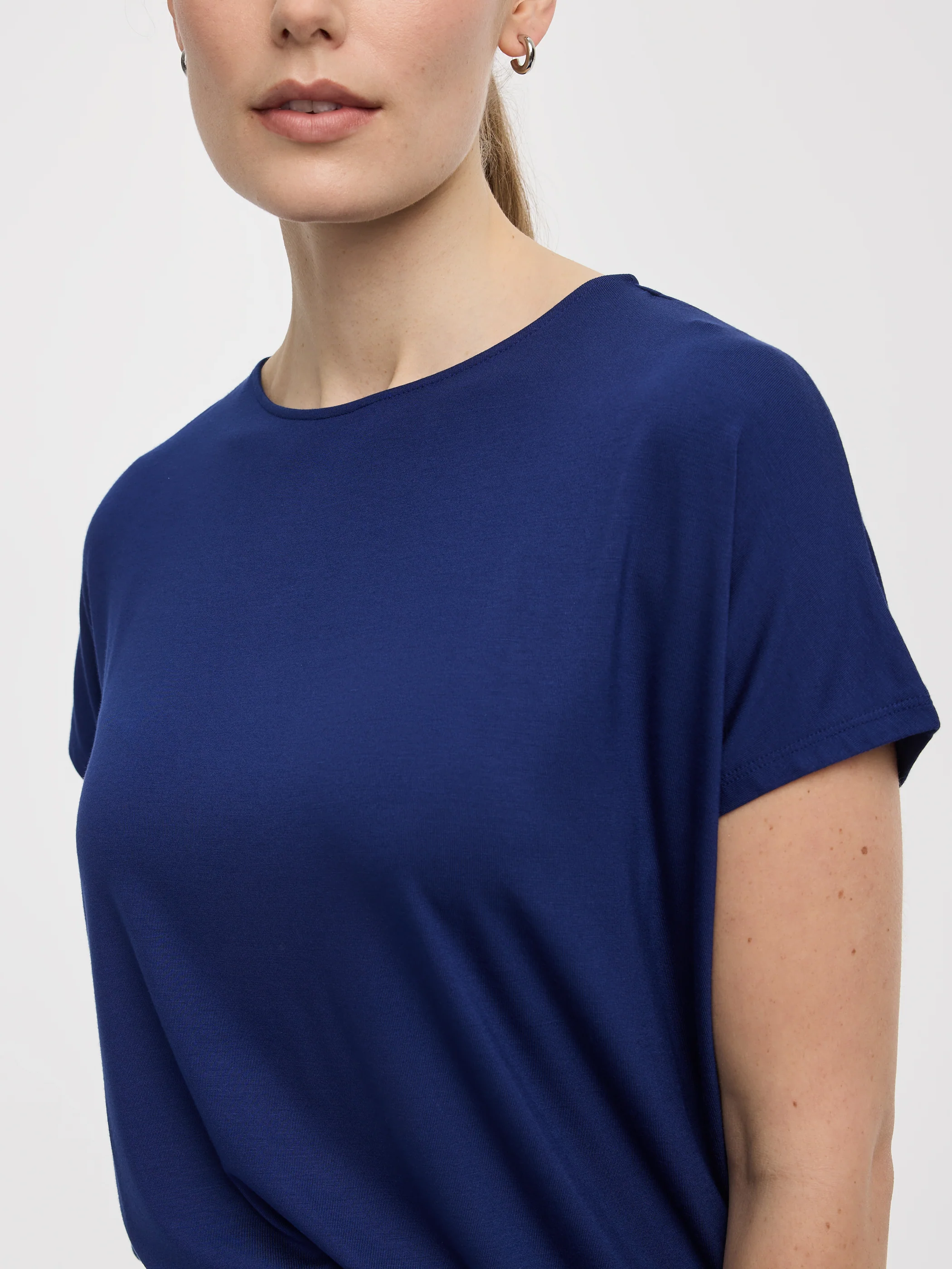 Short-Dolman-Sleeve Boat-Neck T-Shirt - Image 38