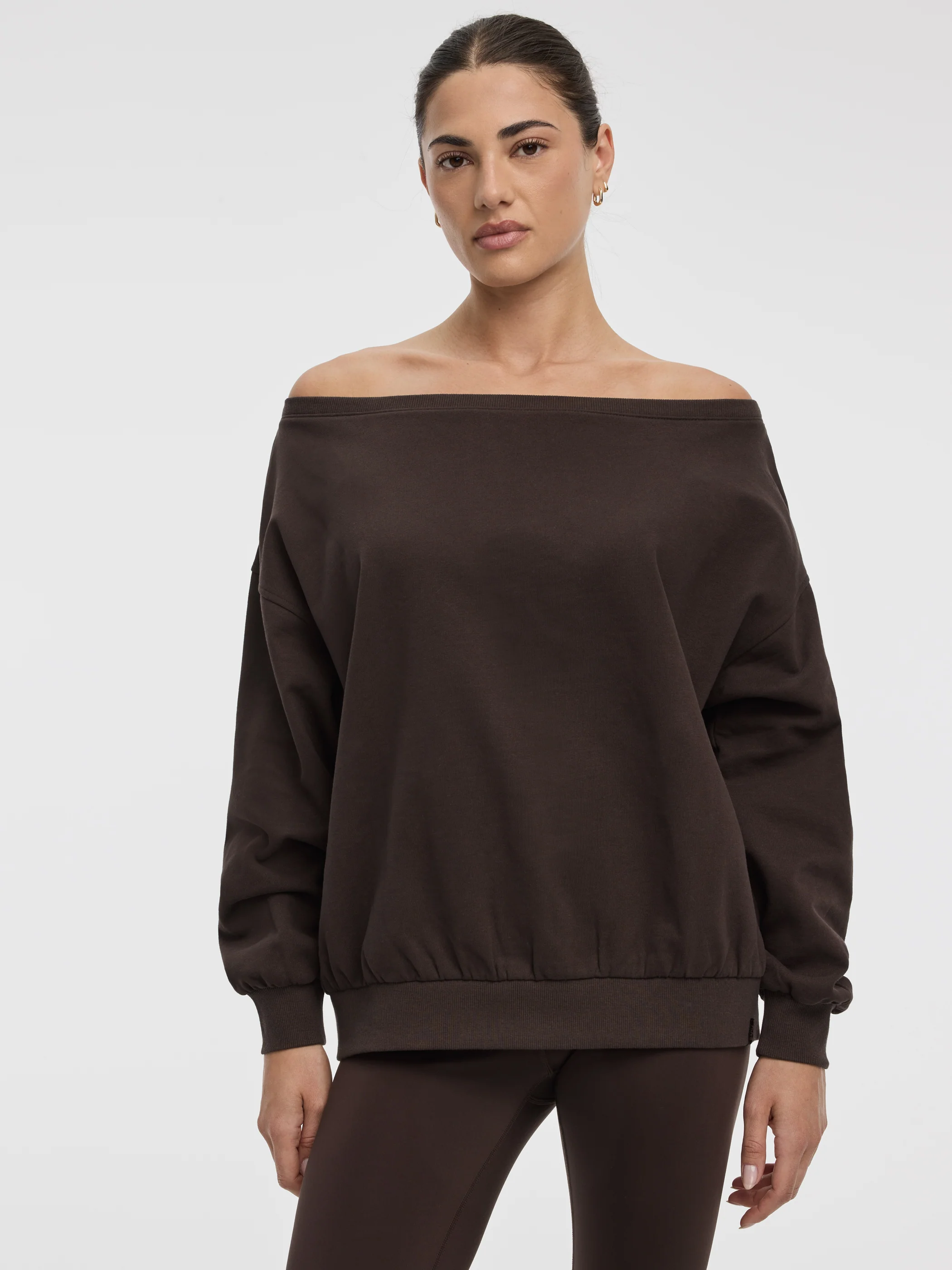 Off-the-Shoulder Long-Sleeve Top - Hyba