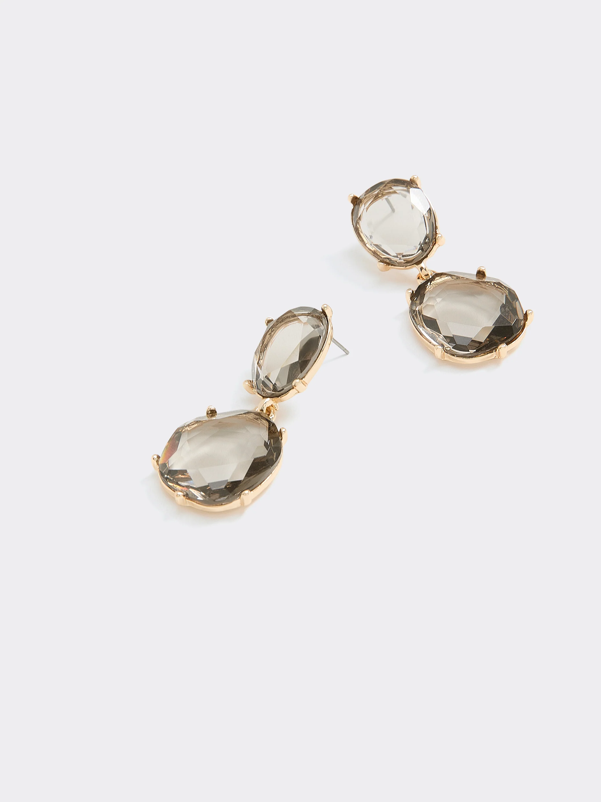 Stone Pendant Earrings