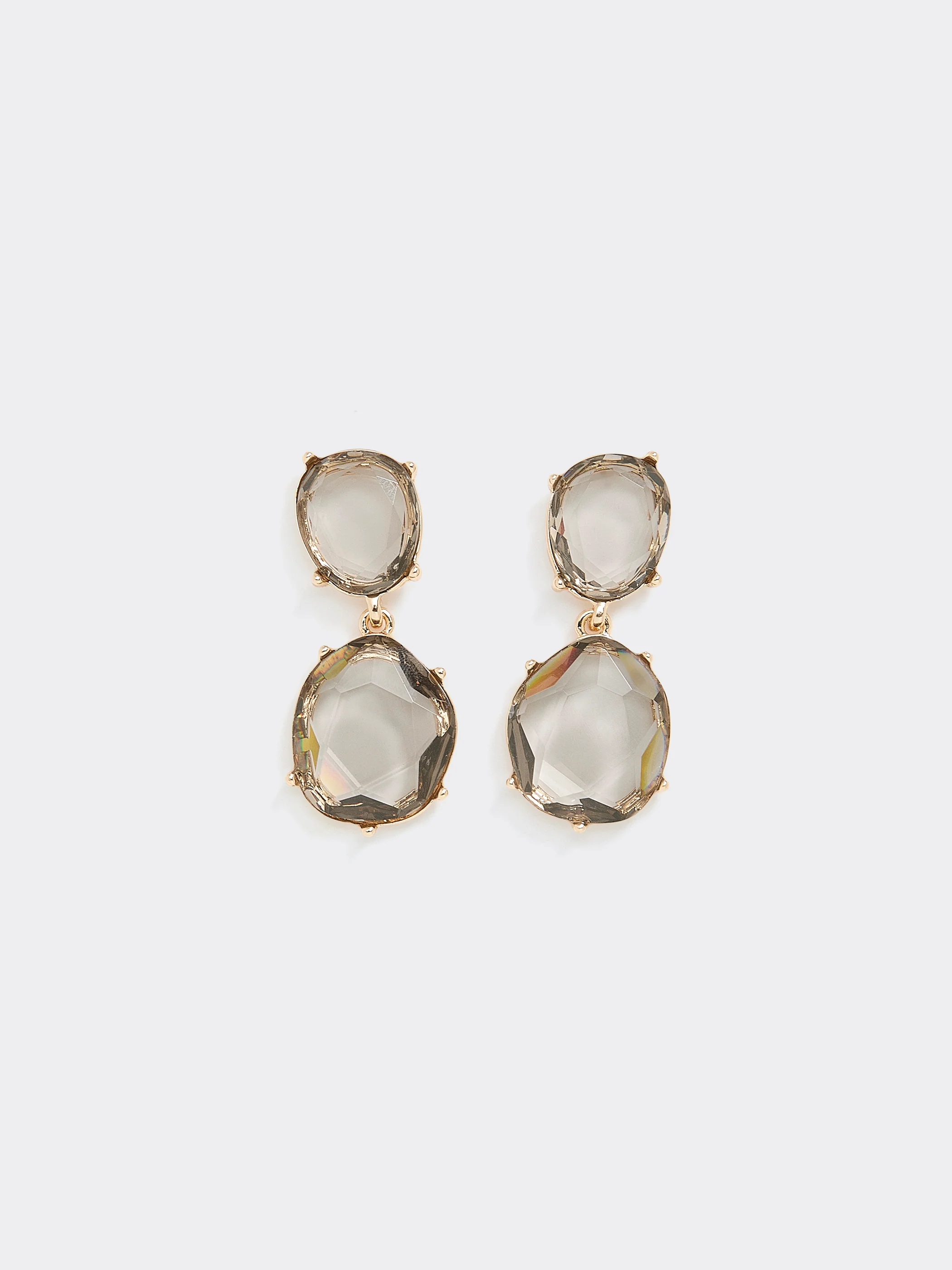 Stone Pendant Earrings - Image 2