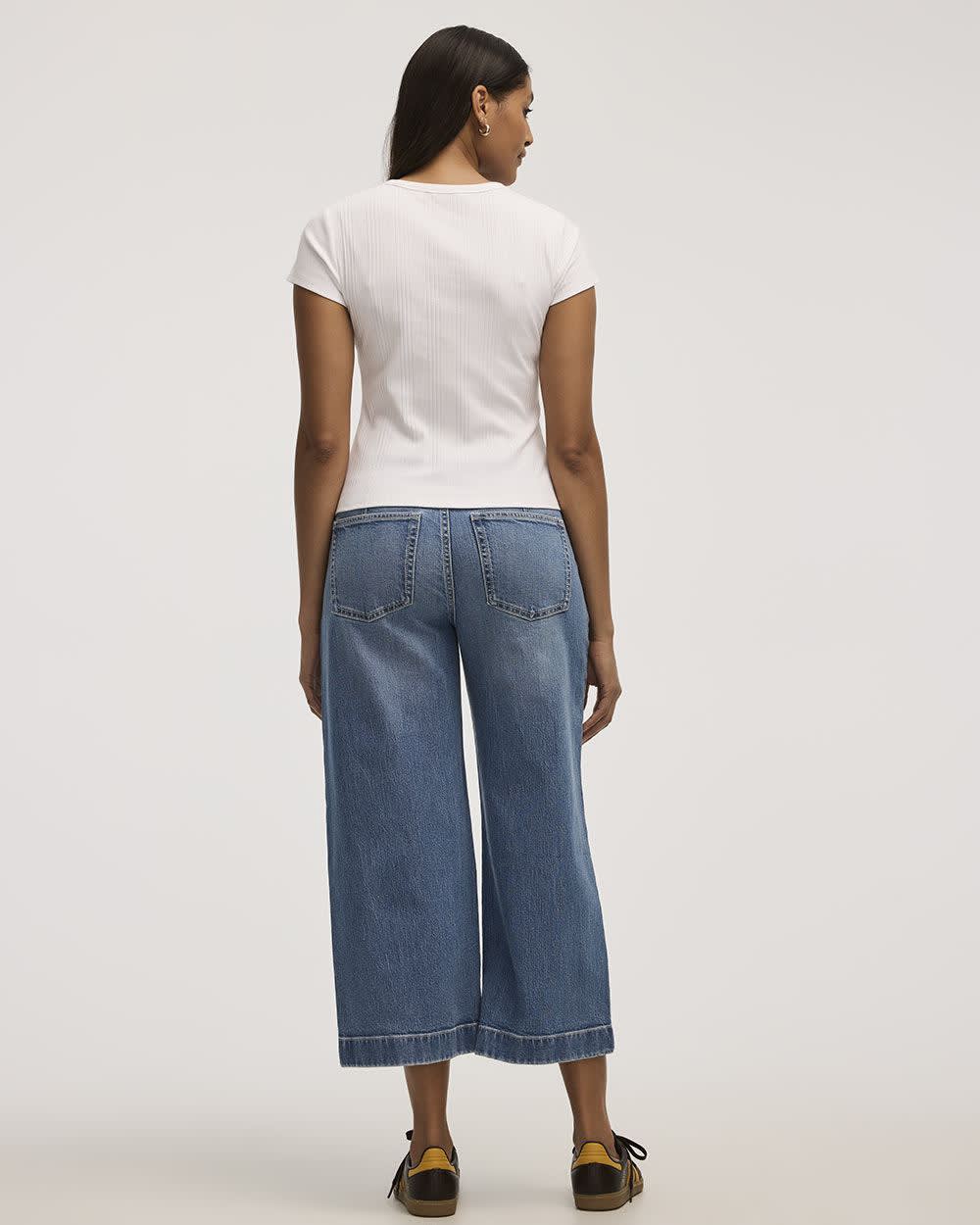 Fitted Crew-Neck Ribbed T-Shirt - Image 6