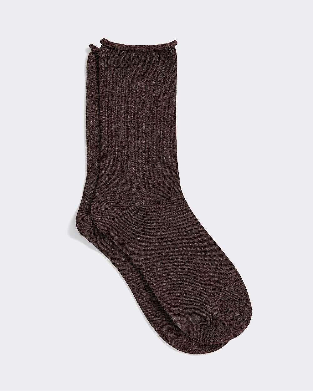 Heather Bamboo Viscose Crew Socks - Image 10