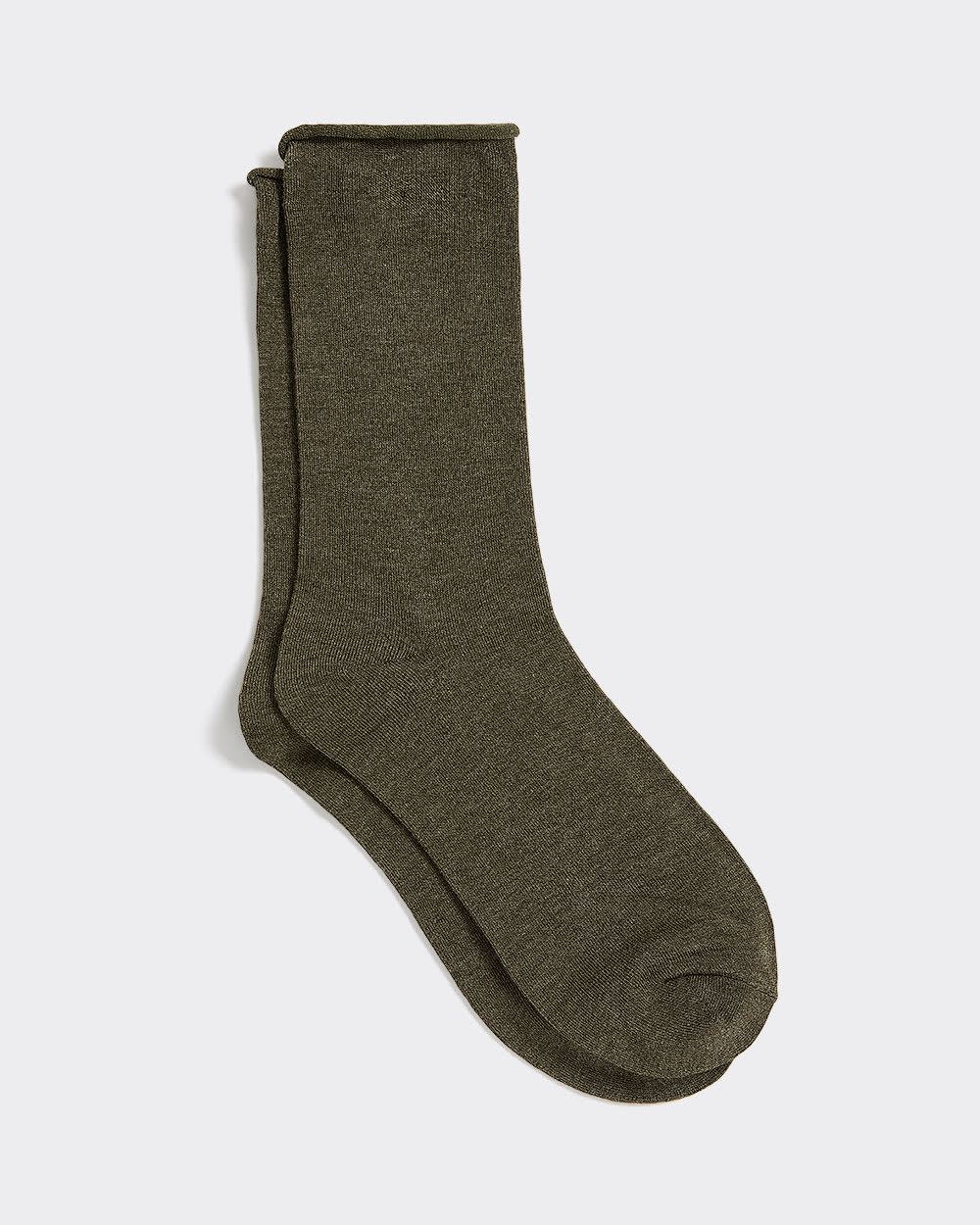 Heather Bamboo Viscose Crew Socks - Image 7