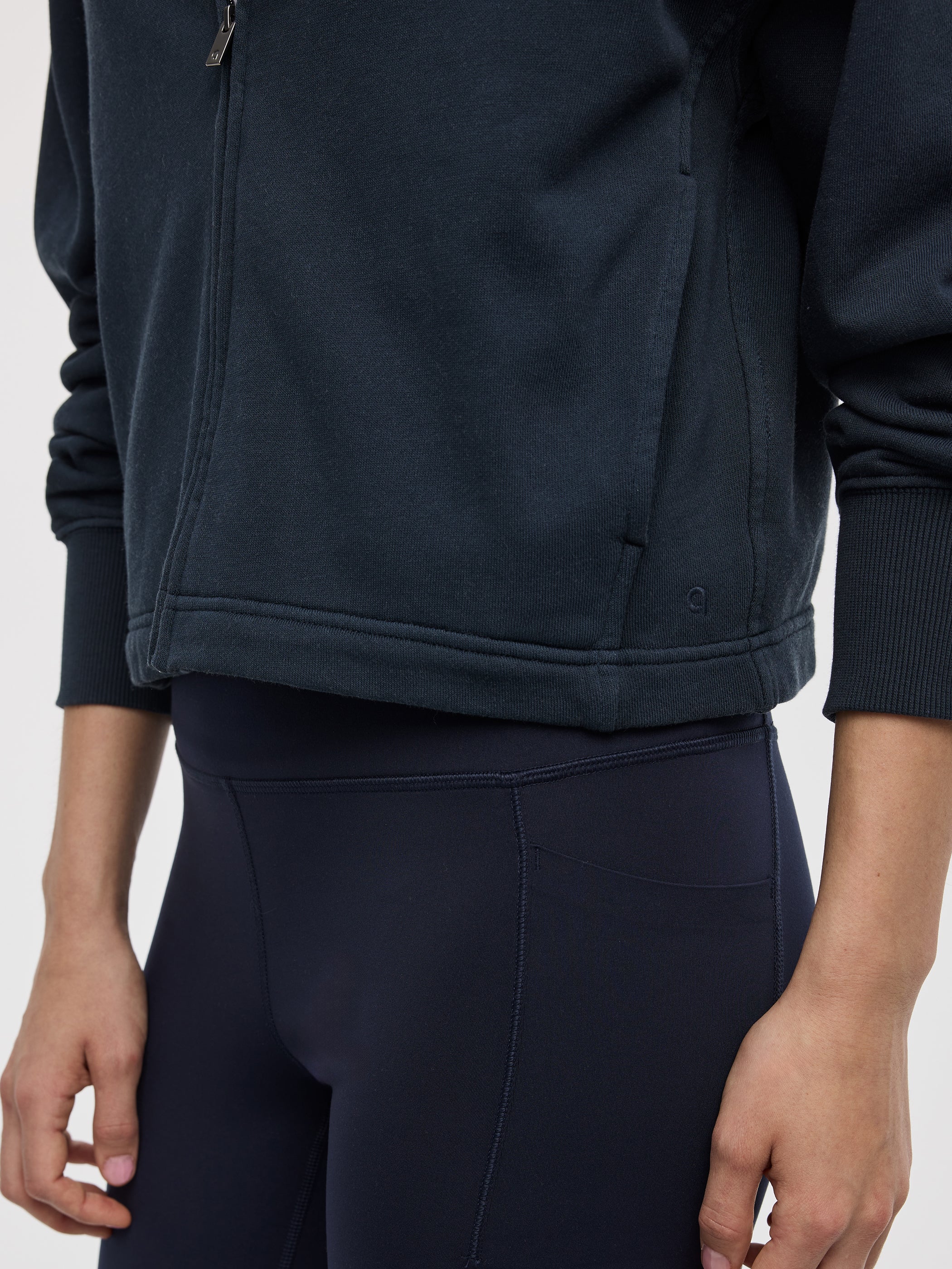Hooded French Terry Jacket - Hyba - Image 6