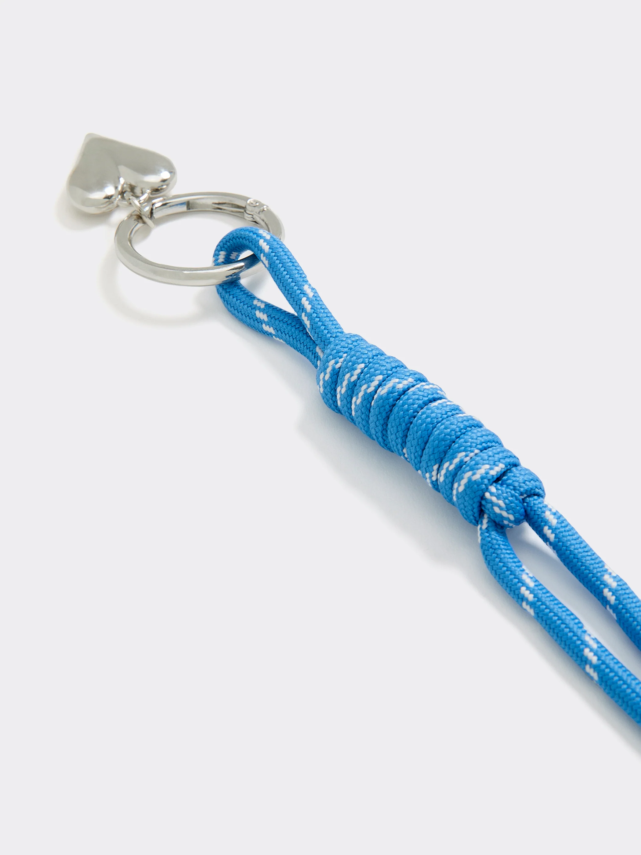 Cord Bag Charm with Heart - Image 3