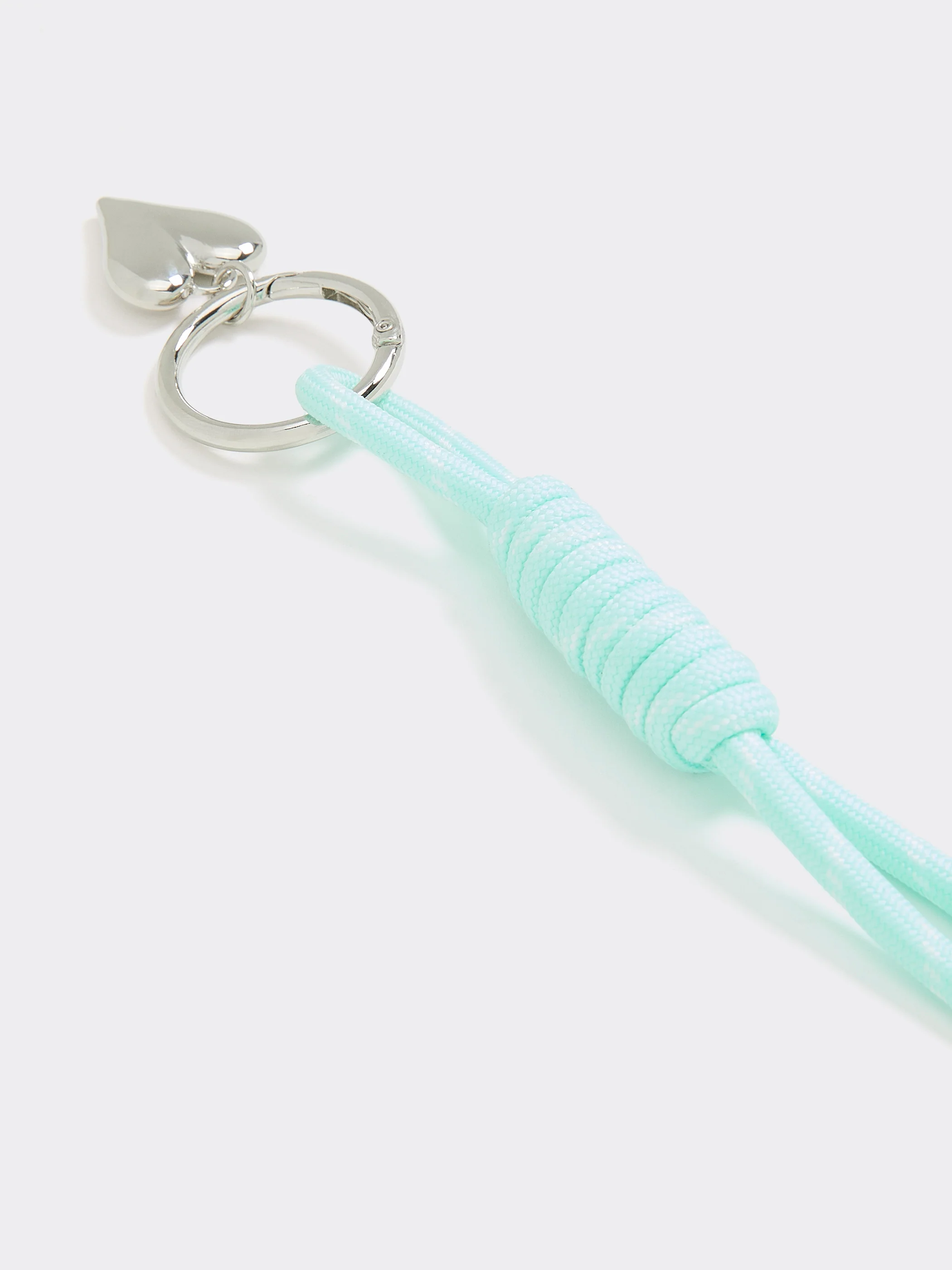 Cord Bag Charm with Heart - Image 5