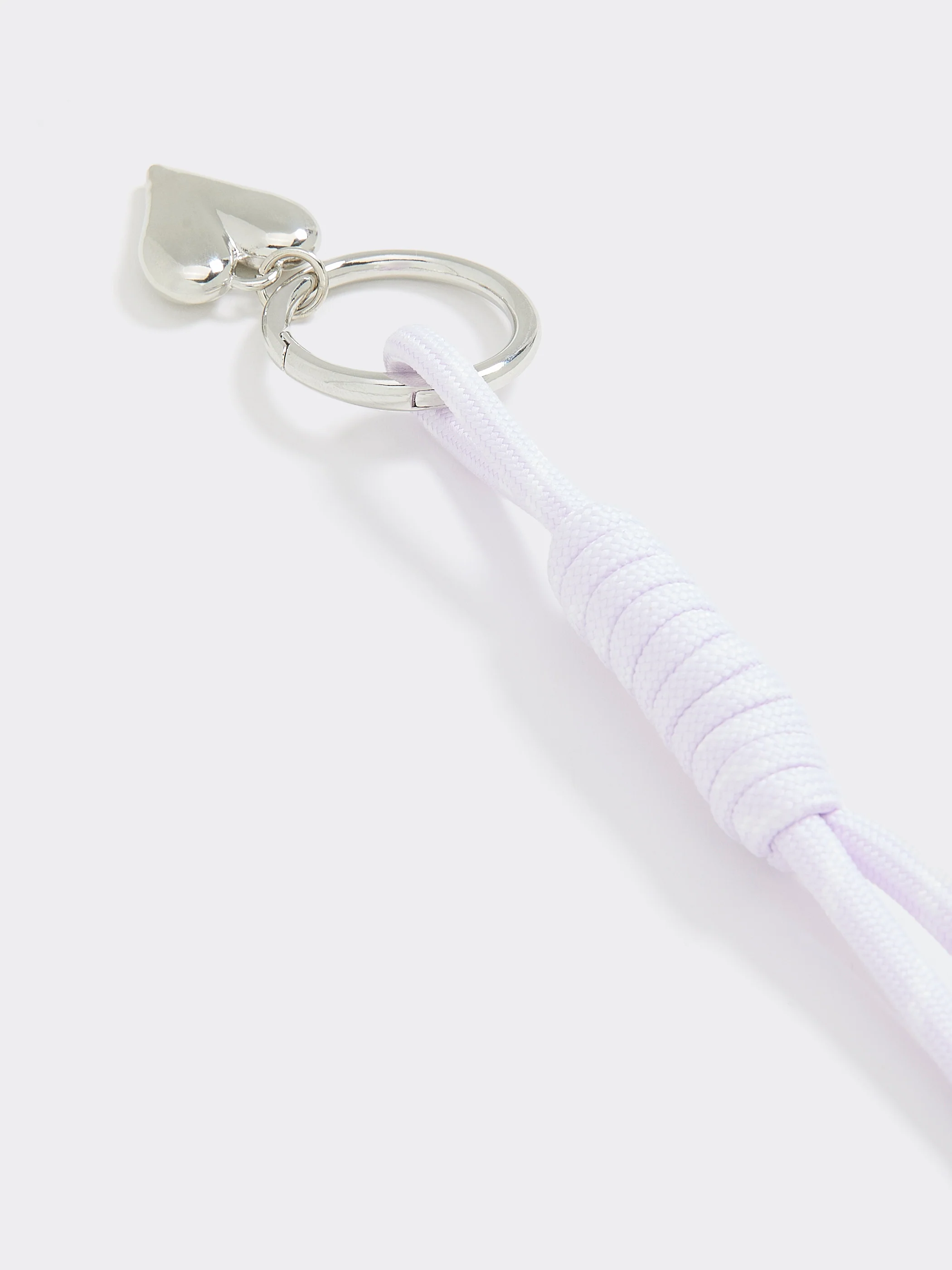 Cord Bag Charm with Heart - Image 7