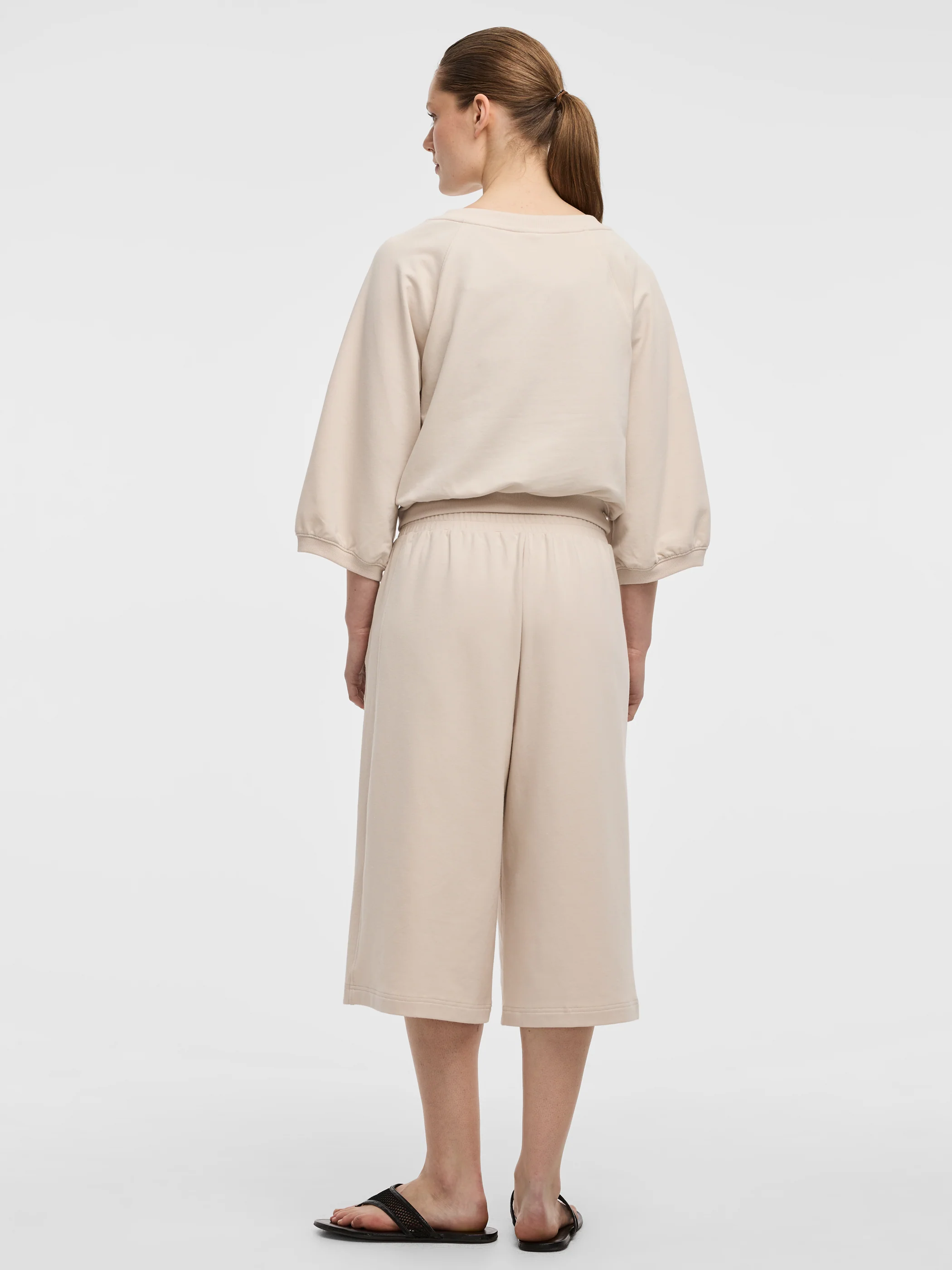 Cropped Flowy Pants - Image 4