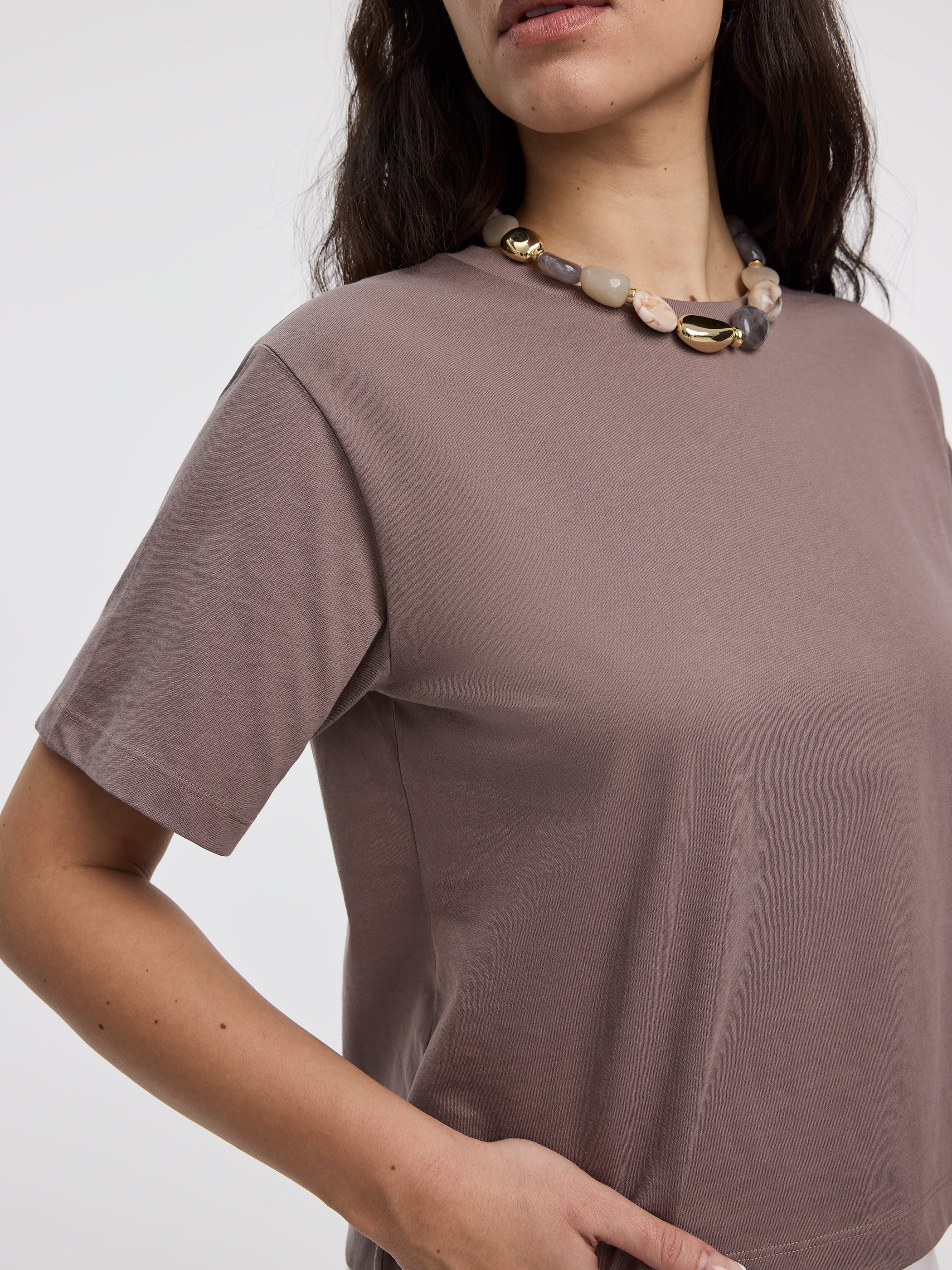 Crew-Neck Boxy T-Shirt - Image 10