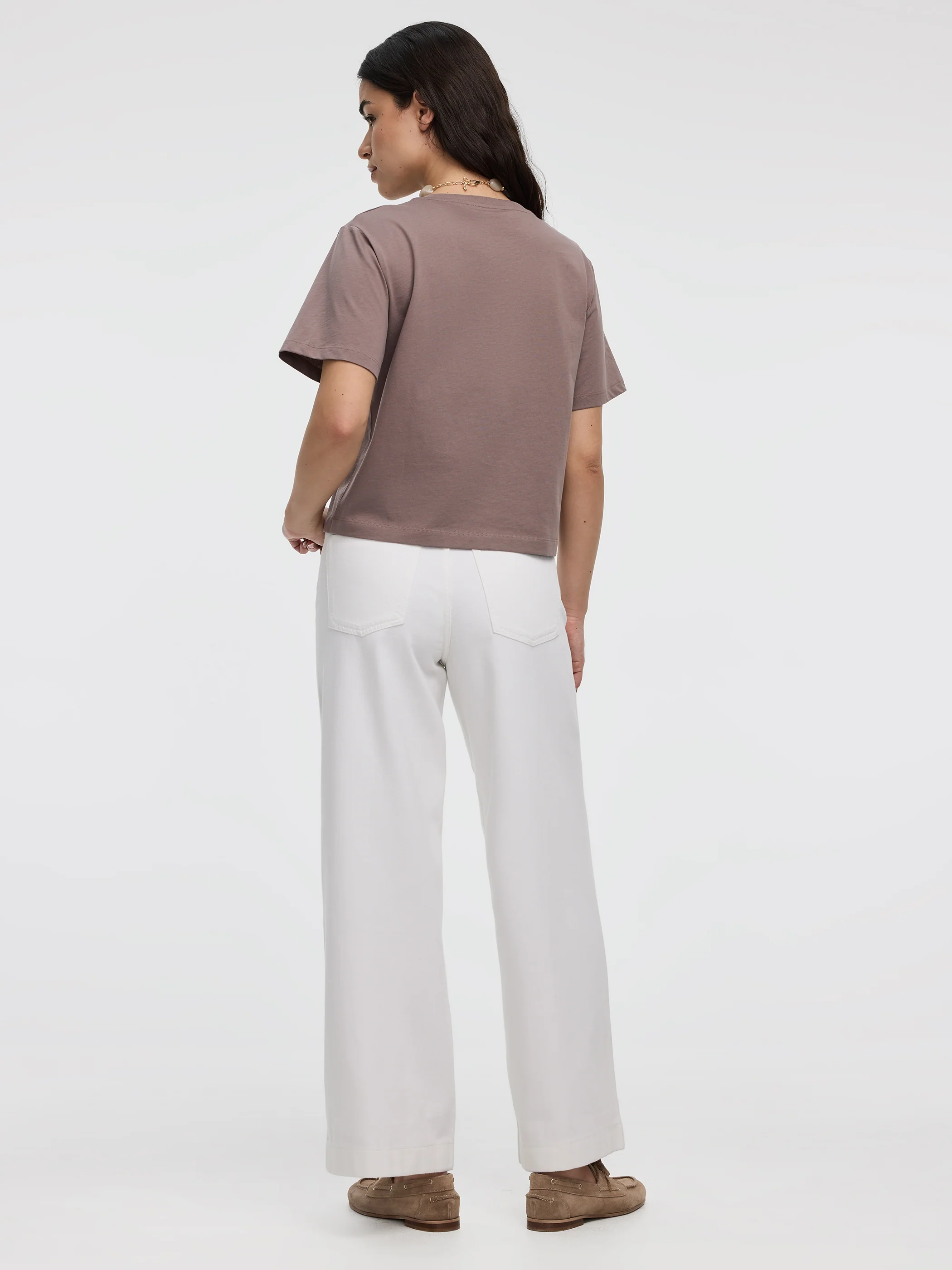 Crew-Neck Boxy T-Shirt - Image 11