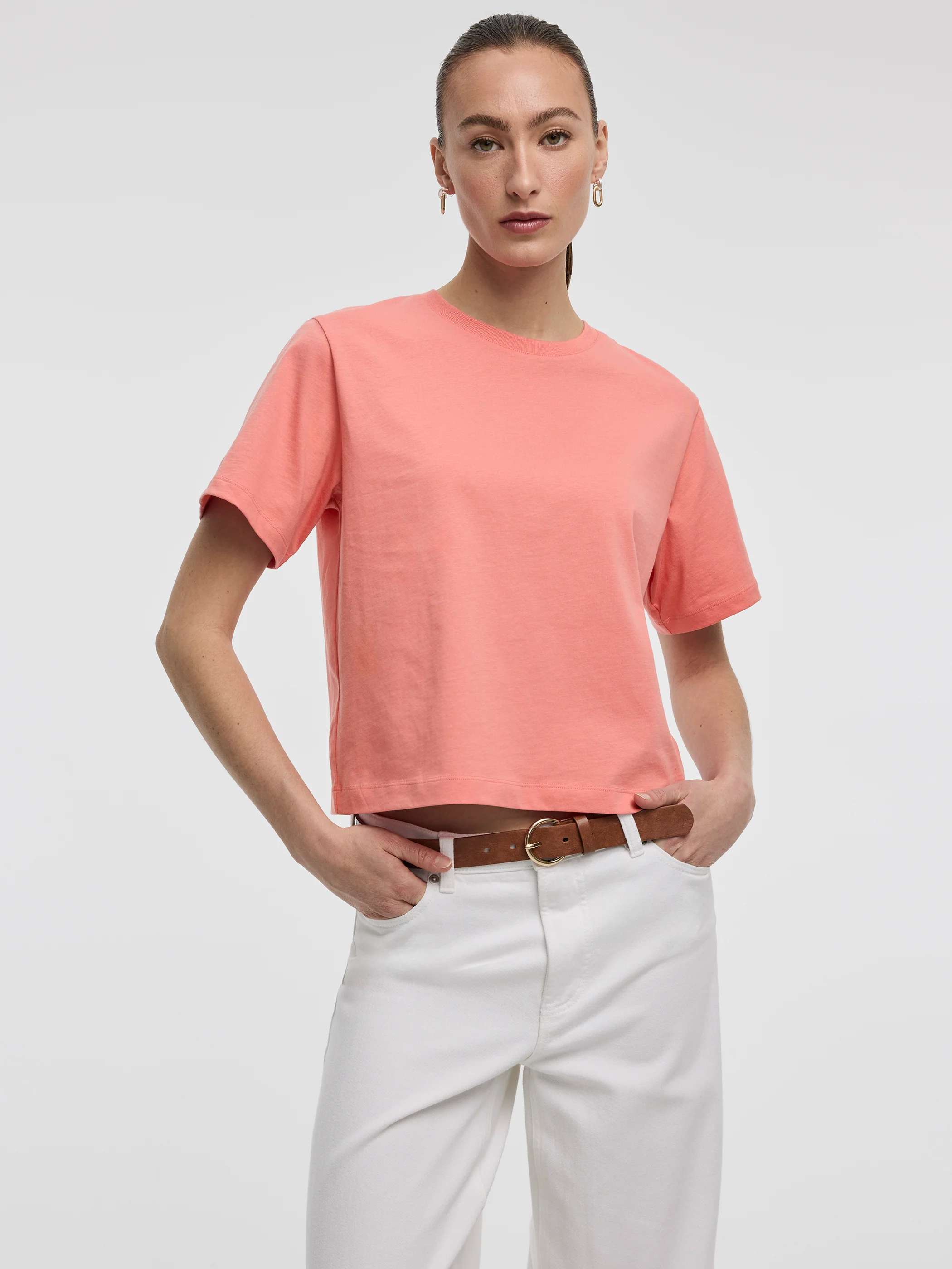 Crew-Neck Boxy T-Shirt - Image 13