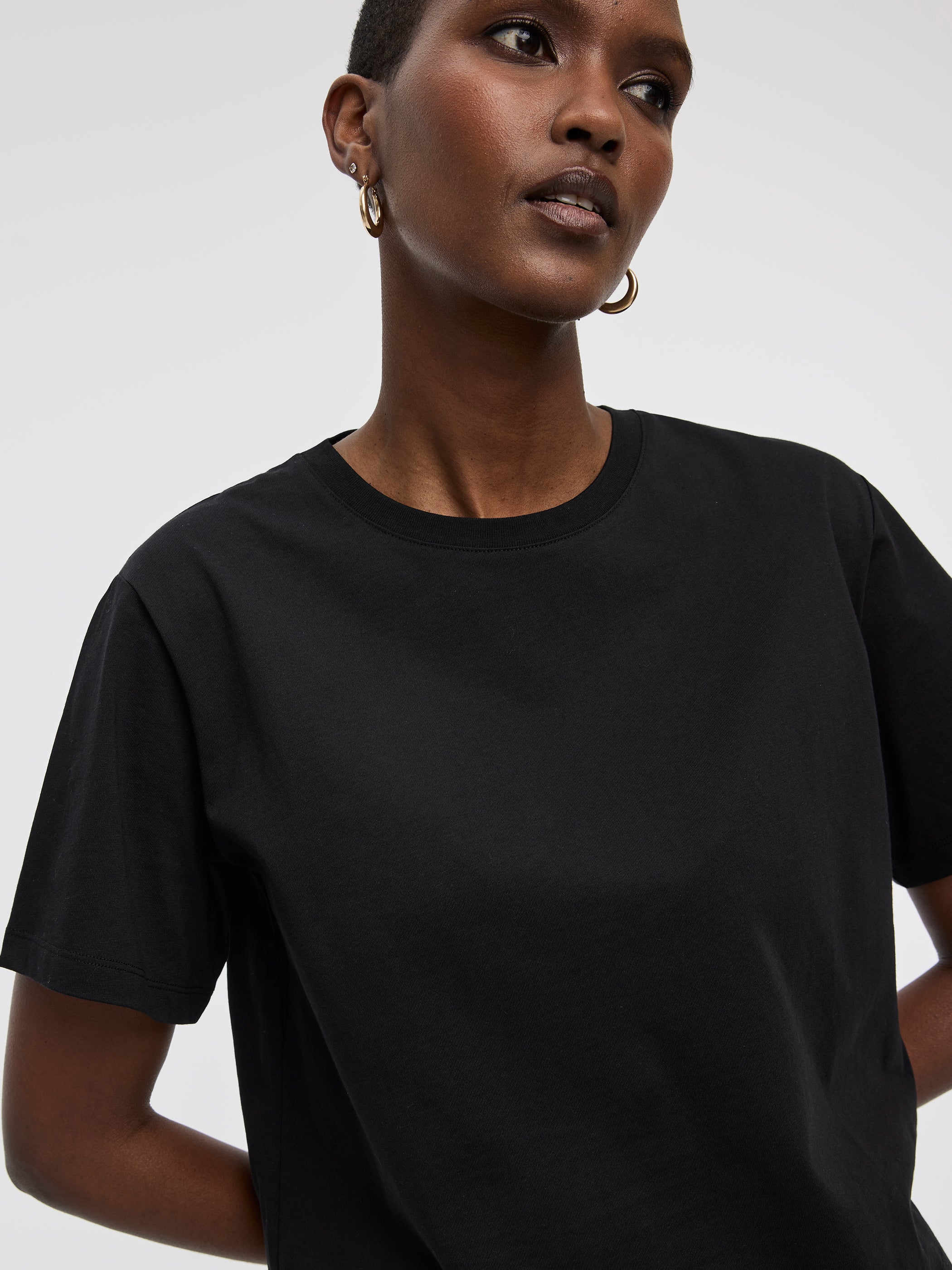 Crew-Neck Boxy T-Shirt - Image 2