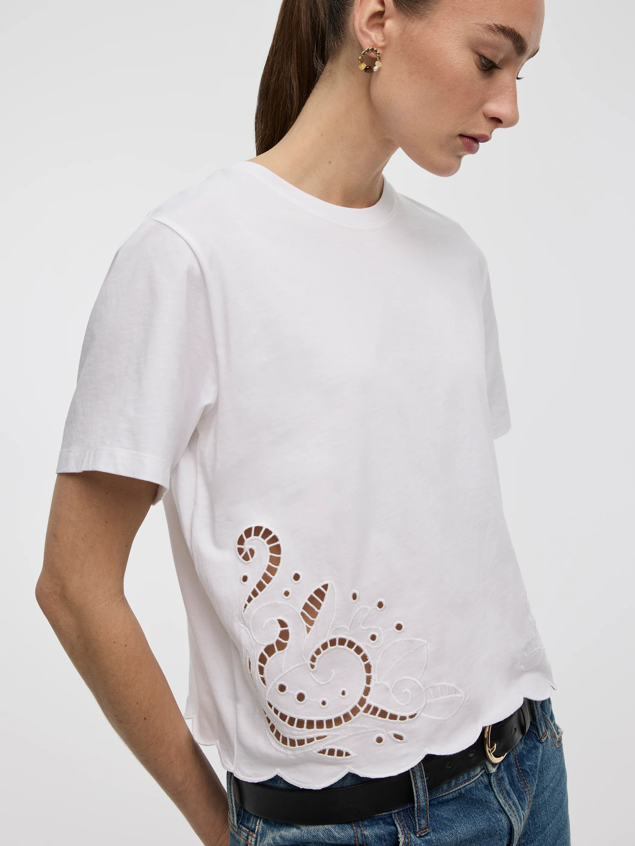 Crew-Neck Boxy T-Shirt - Image 2
