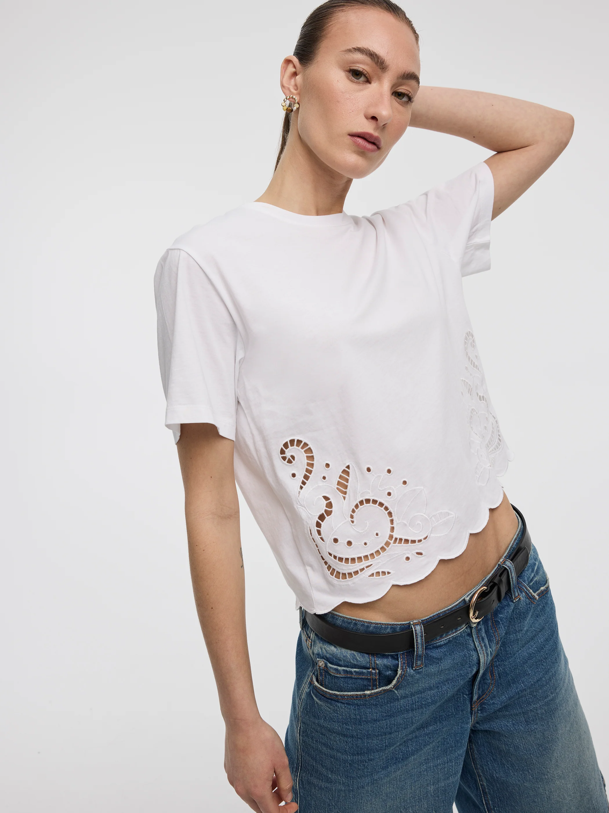 Crew-Neck Boxy T-Shirt - Image 4