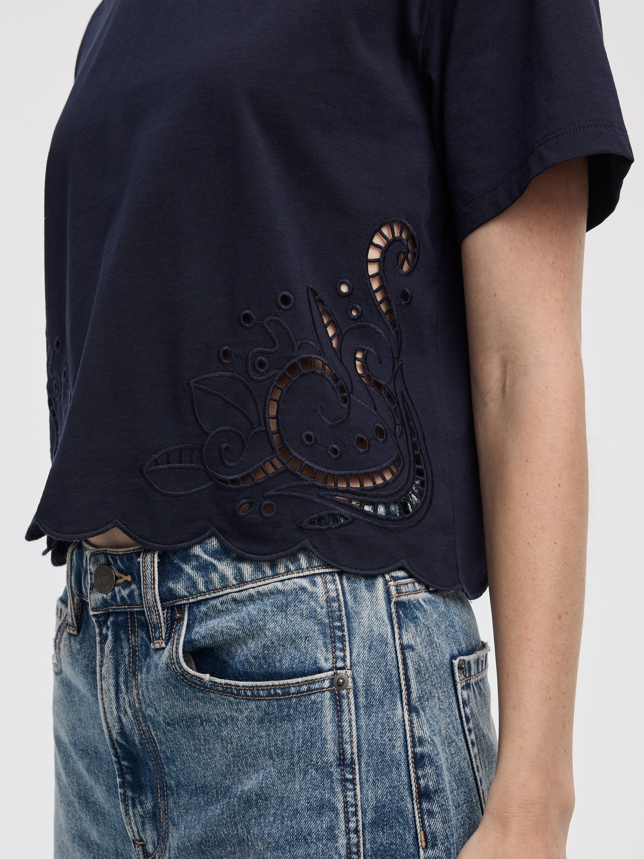 Crew-Neck Boxy T-Shirt - Image 6